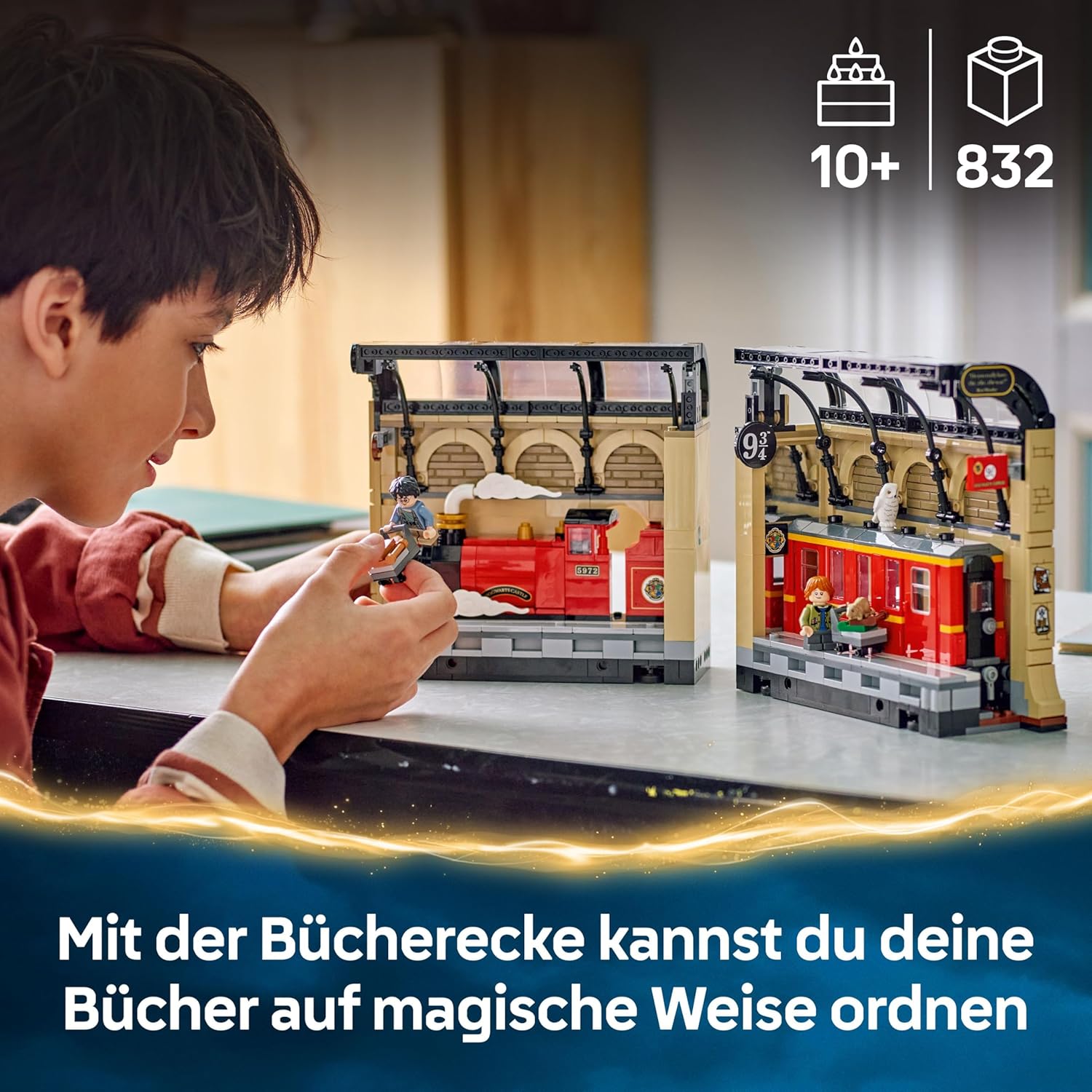 LEGO® Harry Potter™ 76450 Buchstütze: Hogwarts™ Express Person, Werbung