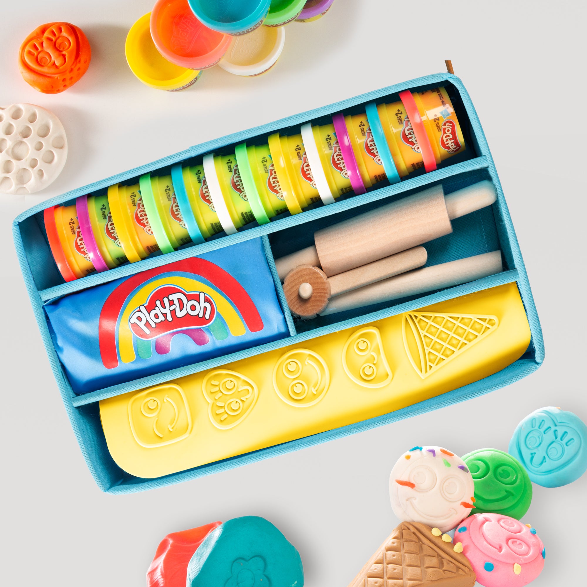 Roba 98157PD12 Spielset roba x Play-Doh bunt – Motorik & Lernen - Bild 11 Roba 98157PD12 Spielset roba x Play-Doh bunt – Motorik & Lernen - Produktbild 11