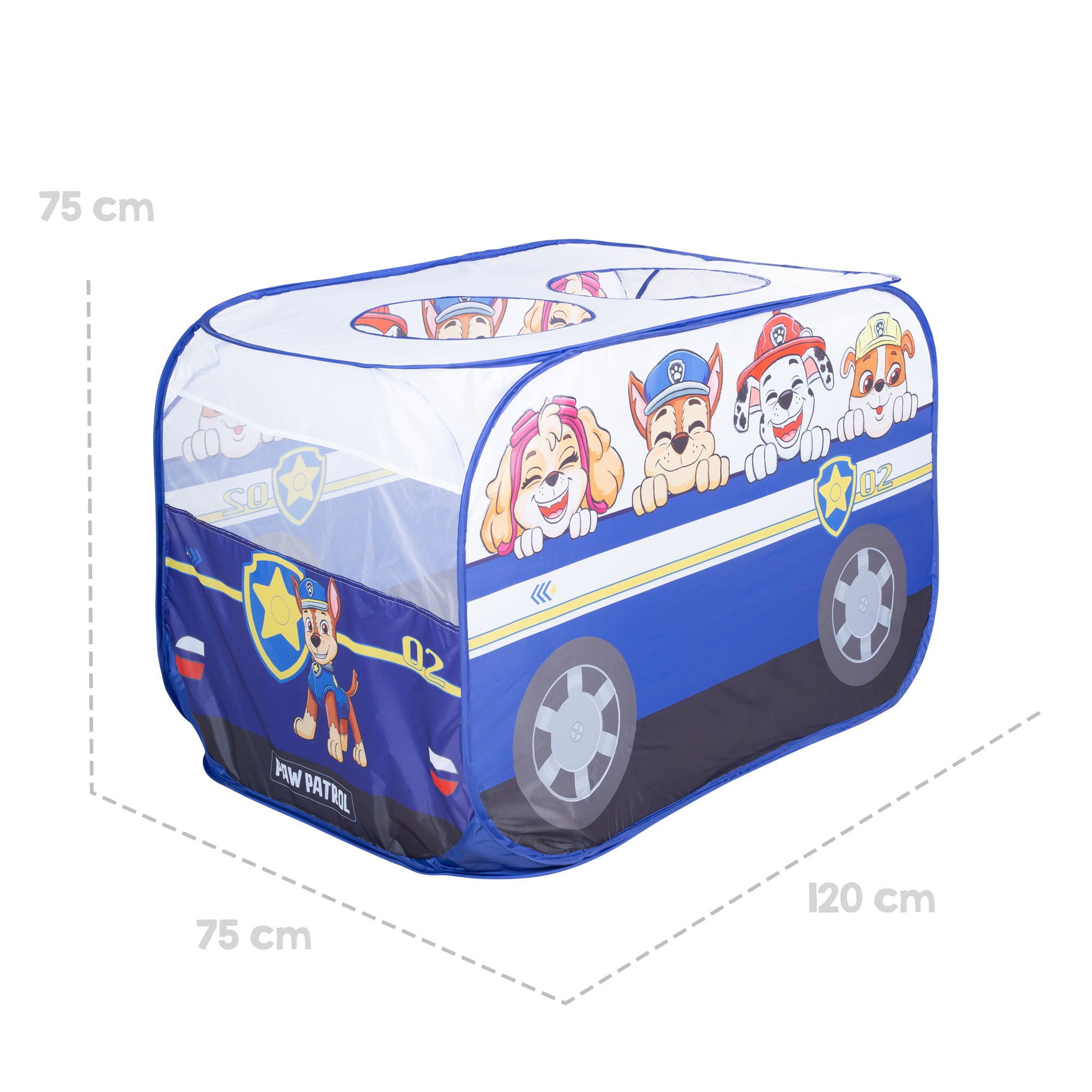 Roba 98353PW1 Pop Up Spielbus Paw Patrol blau – Spielen & Spaß - Bild 3 Roba 98353PW1 Pop Up Spielbus Paw Patrol blau – Spielen & Spaß - Produktbild 3