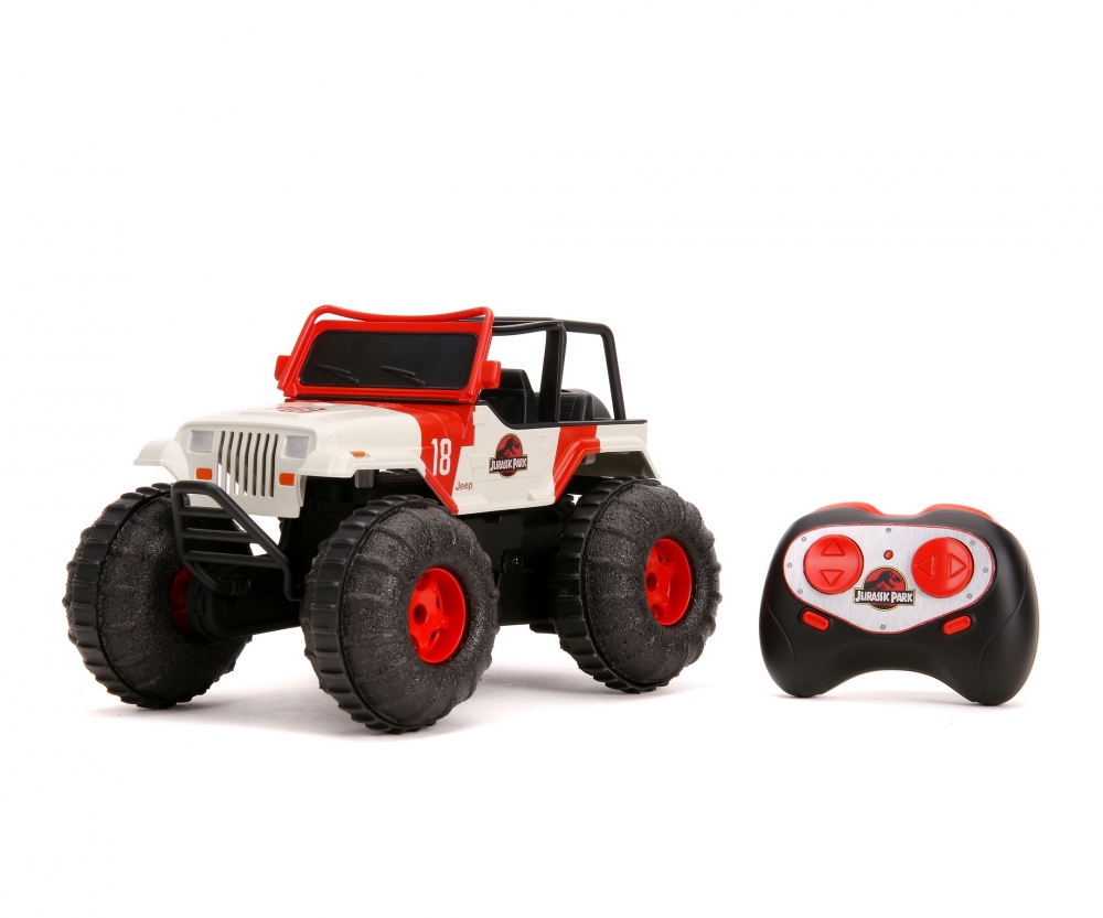 JADA 253255045 Jurassic Park RC Sea and Land Jeep 1:16 JADA, 253255045, Jurassic, Park, RC, Sea, and, Land, Jeep, 1:16, Maschine, Rad