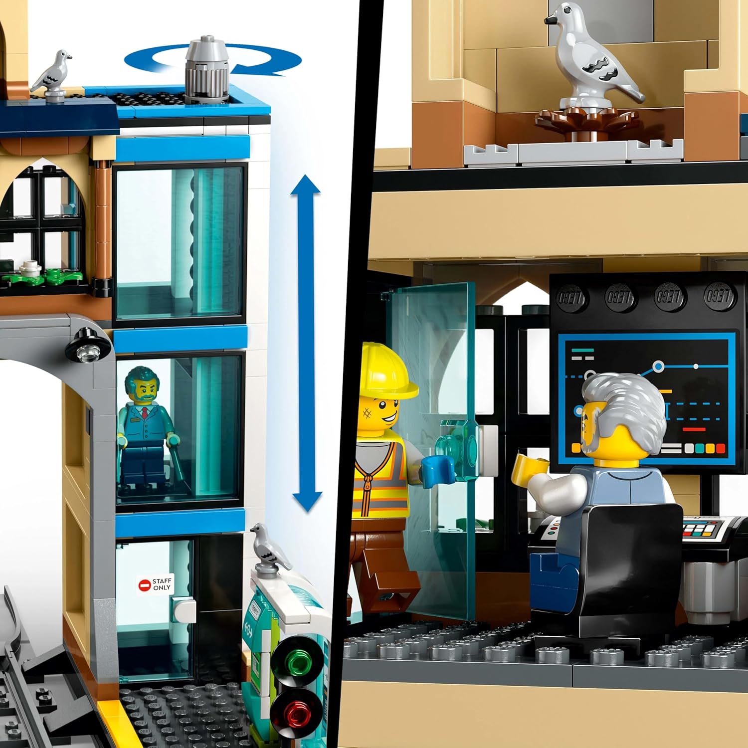LEGO® City 60469 Hauptbahnhof Spielzeug, Lego-Set