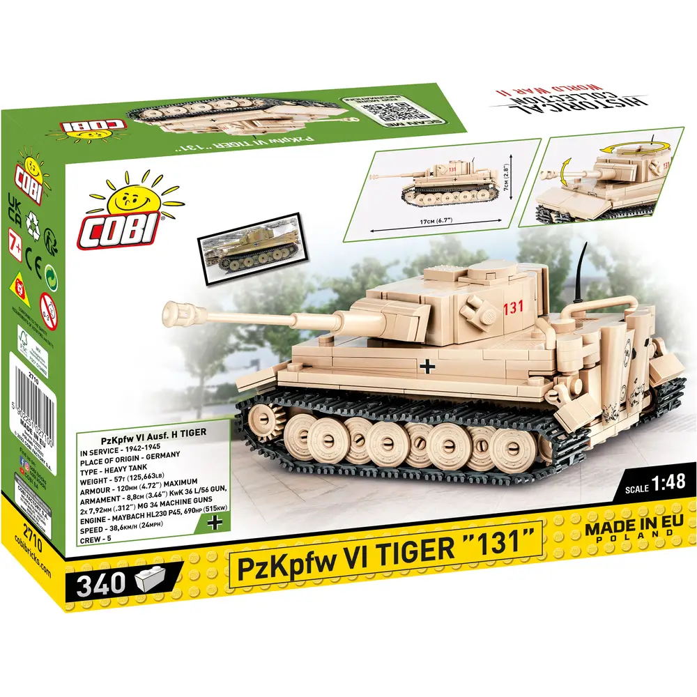 Cobi 2710 PzKpfw VI Tiger 131 Cobi 2710 PzKpfw VI Tiger 131