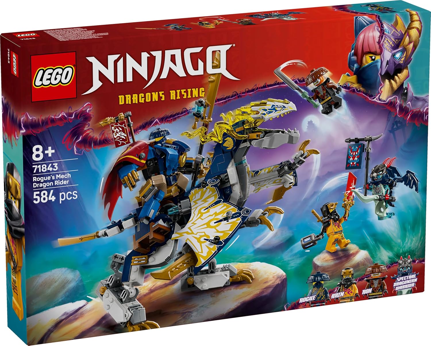 LEGO® NINJAGO® 71843 Rogues Mech Drachenreiter