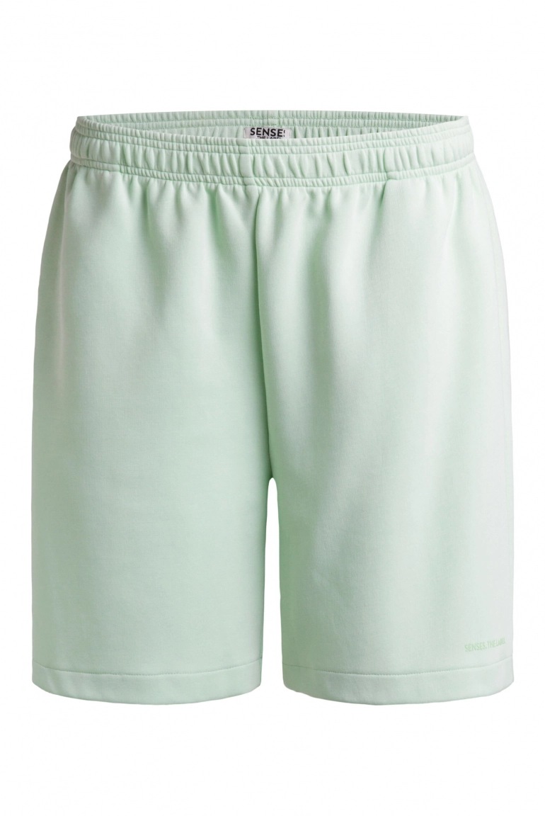 SENSES Sweatshorts PAL:MAS aus Interlock pastel lime