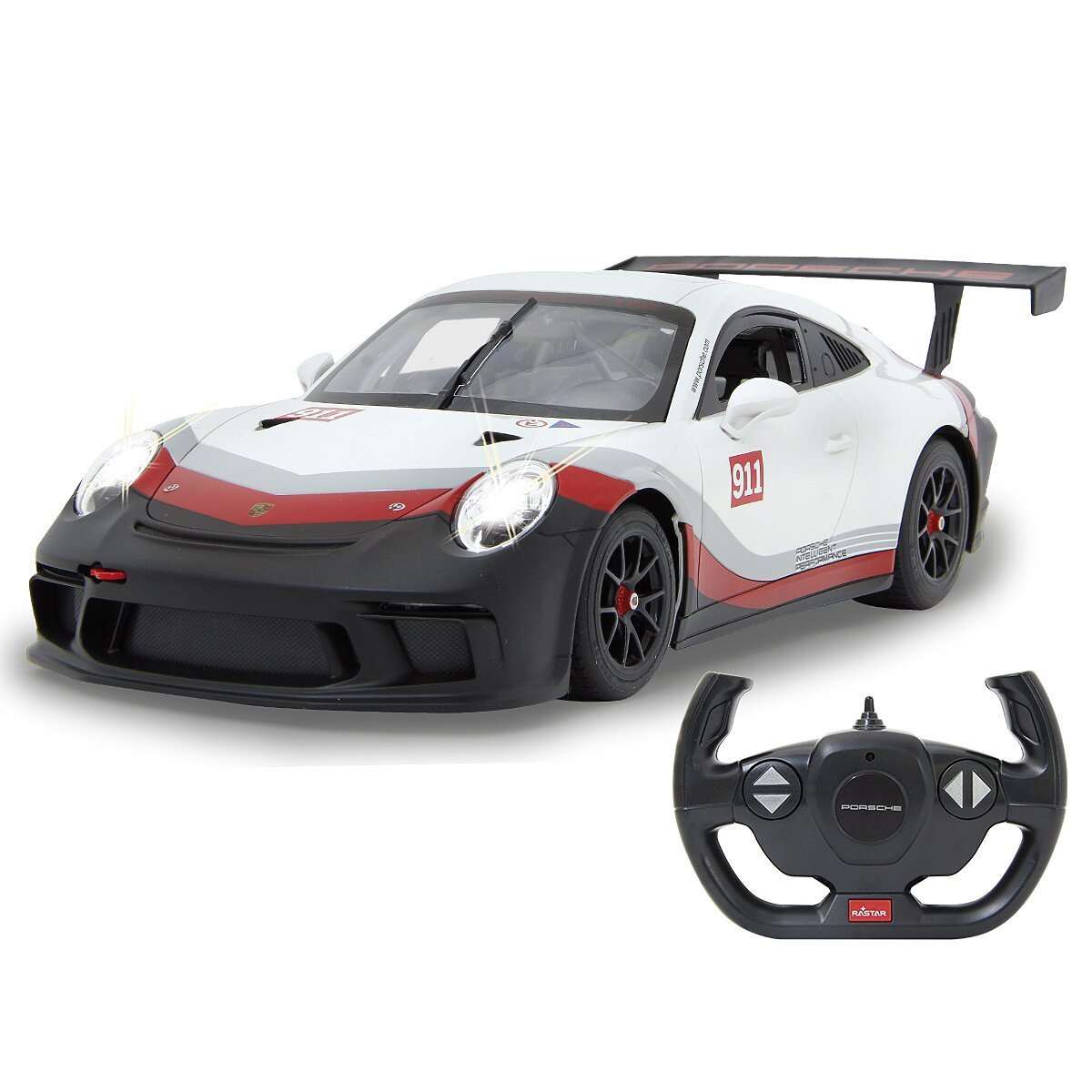 JAMARA Porsche 911 GT3 Cup 1:14 weiss 2,4GHz ab 6 Jahren