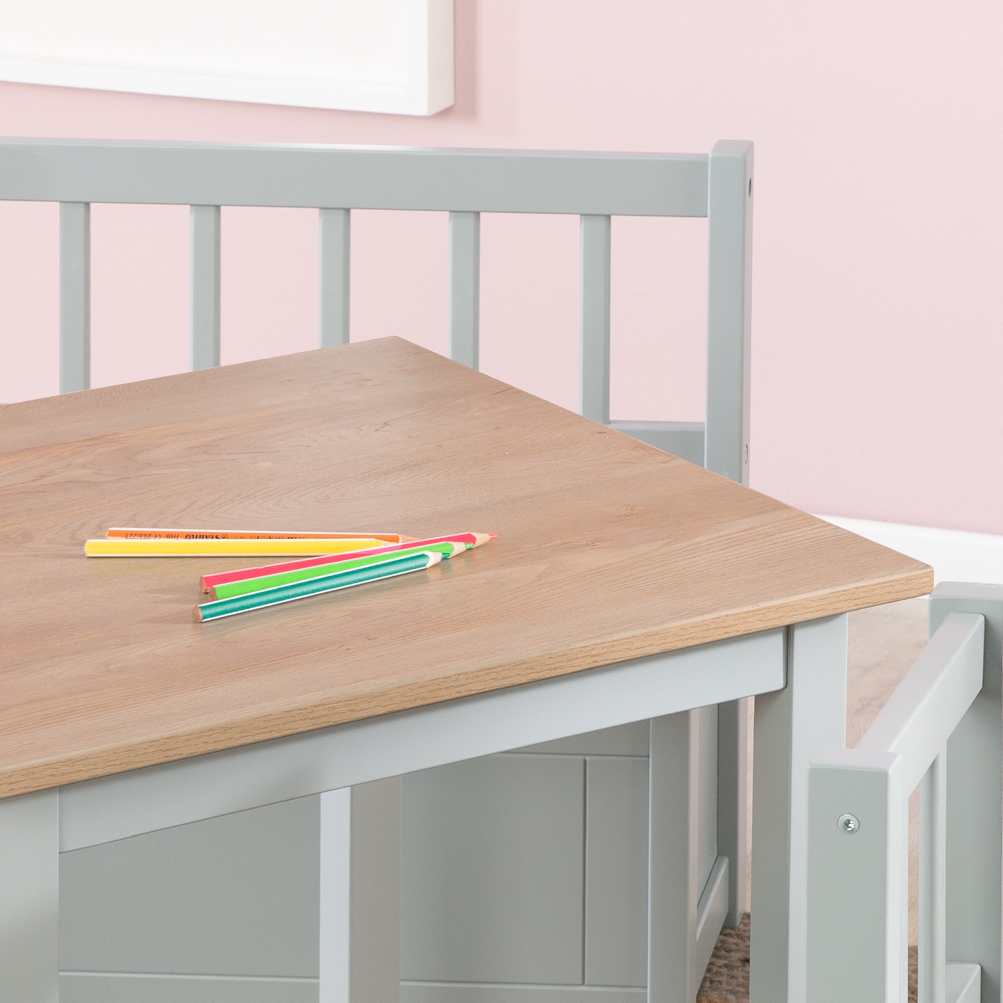 Roba 450040HTP Kindersitzgruppe holz taupe – Spielmöbel - Produktbild 11