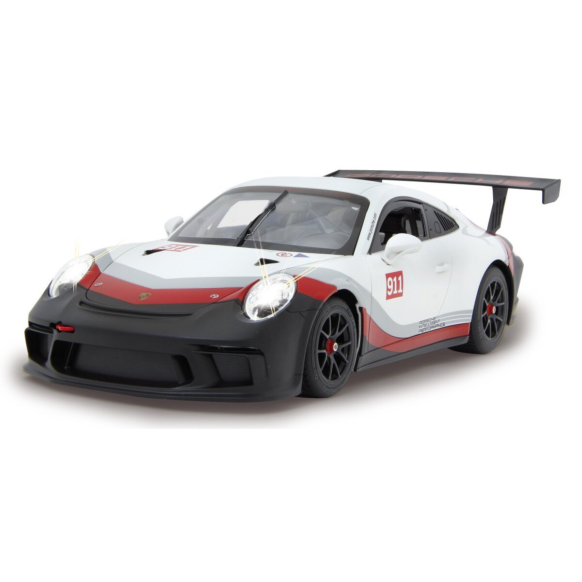 JAMARA Porsche 911 GT3 Cup 1:14 weiss 2,4GHz ab 6 Jahren JAMARA Porsche 911 GT3 Cup 1:14 weiss 2,4GHz ab 6 Jahren
