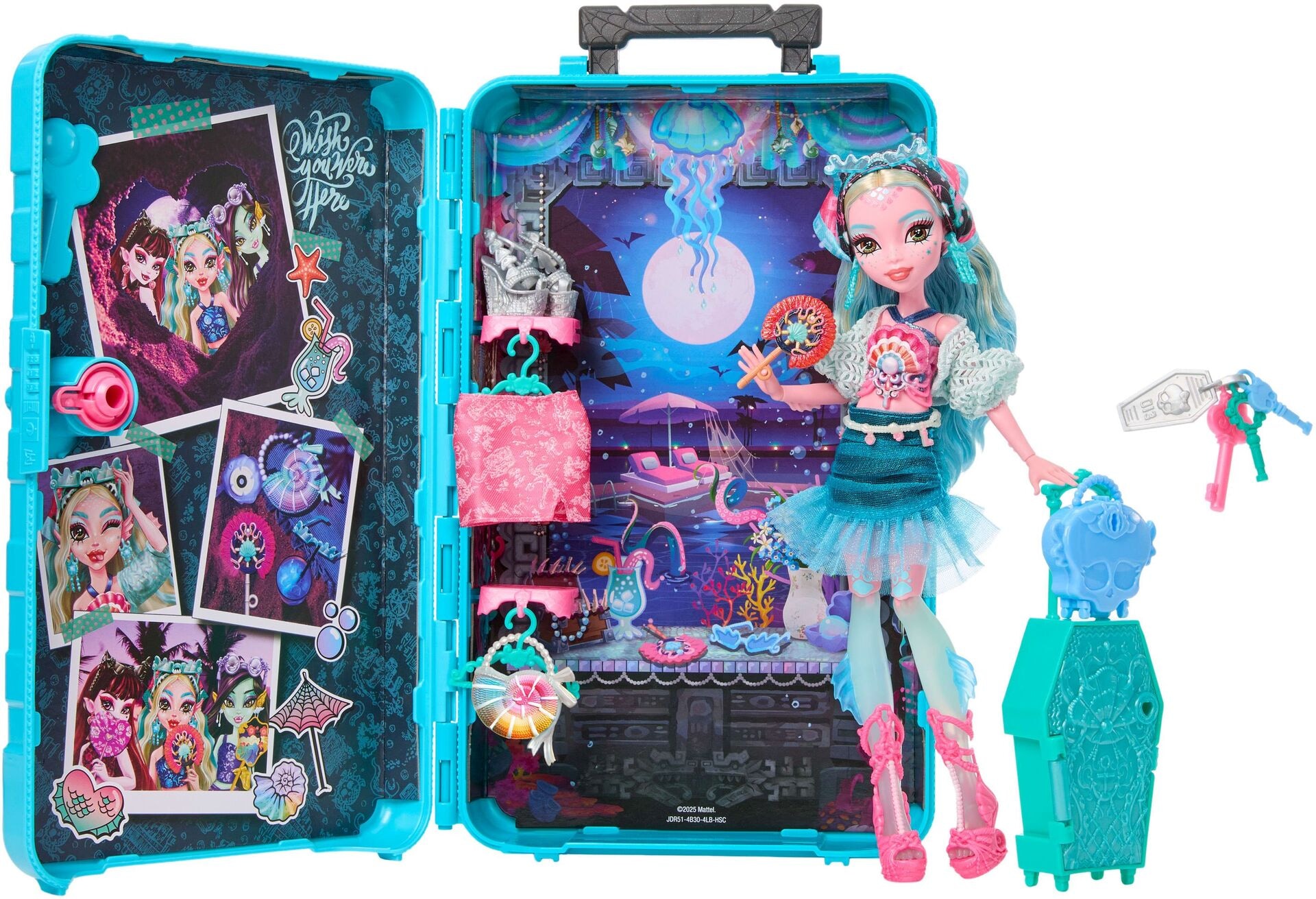 Produktfoto - Mattel - Monster High Verborgene Schätze Oase Lagoona - Modell MATTEL JDR51