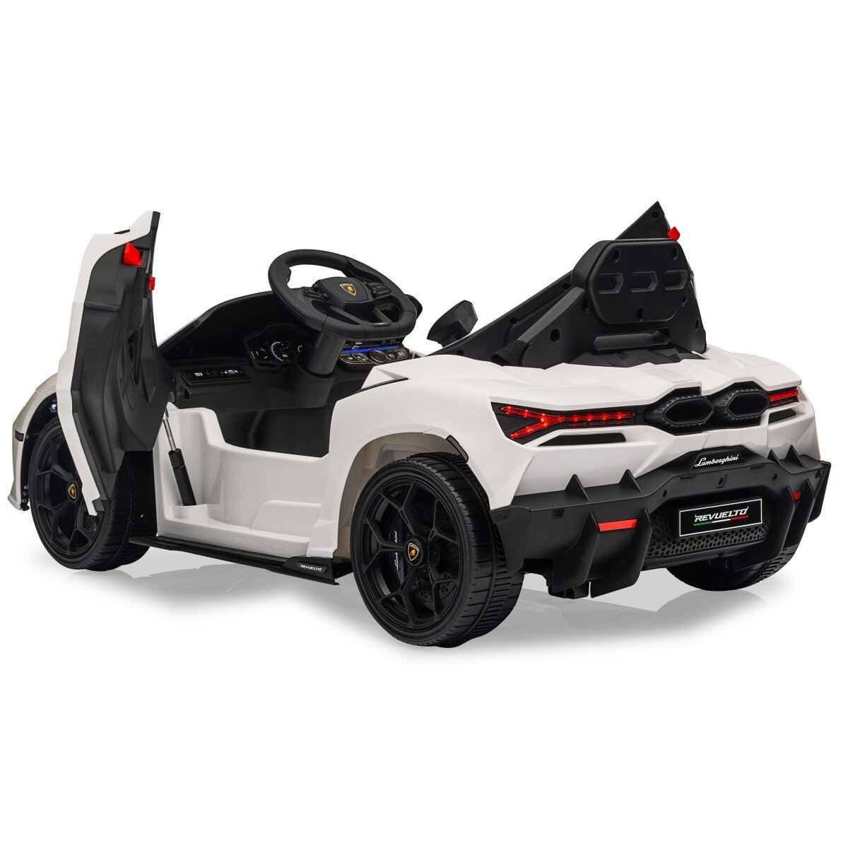 JAMARA Ride-on Lamborghini Revuelto weiß 2,4GHz Li-Power 12.6 ab 3 Jahren