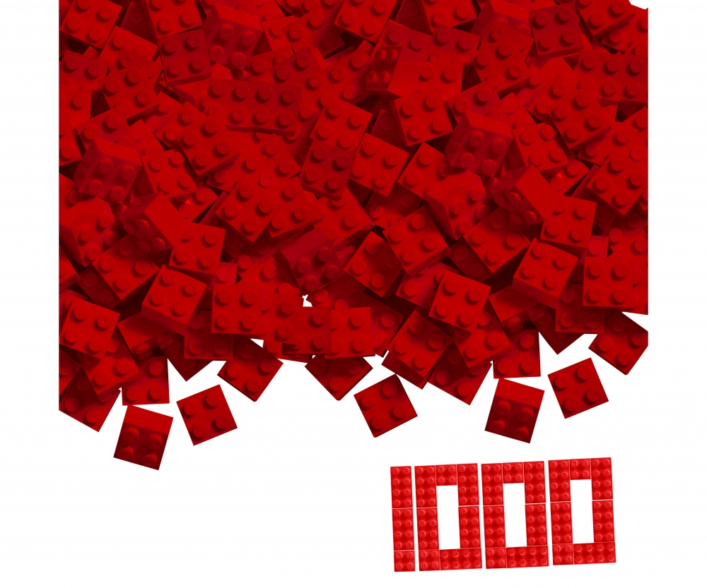 Androni Blox 1000 rote 4er Steine lose Androni Blox 1000 rote 4er Steine lose