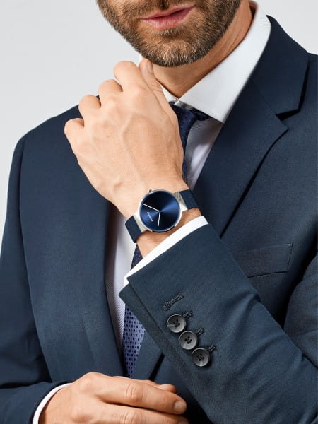 Bering 14539-307 Unisex Uhr, Milanaise, Blau/Silber Bering 14539-307 Unisex Uhr, Milanaise, Blau/Silber