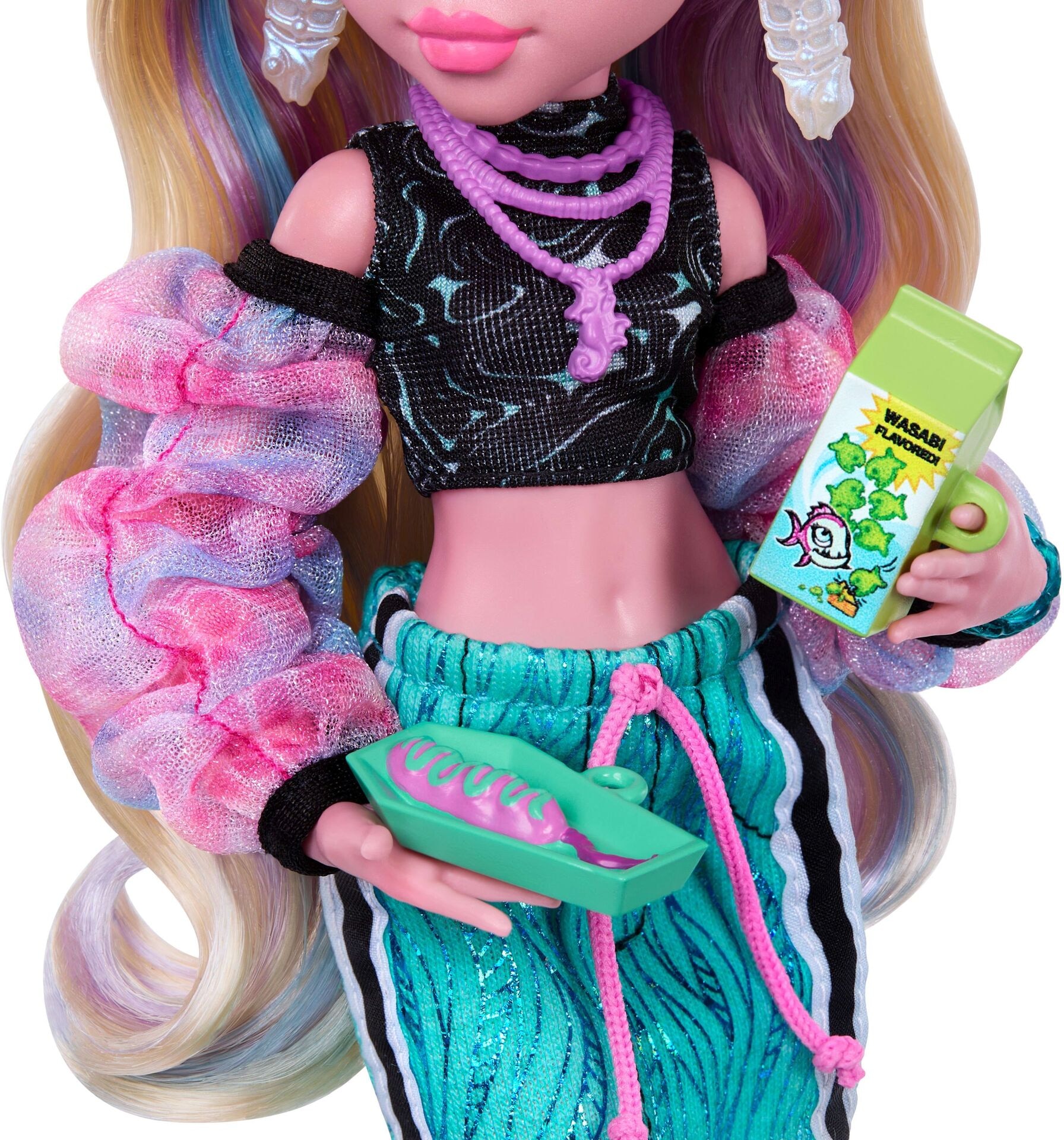 Monster High Lagoona Puppe - Mattel - MATTEL JHK33 Puppe - Mattel - Monster High Lagoona Puppe - Modell MATTEL JHK33 Produktbild fuer Online-Shop