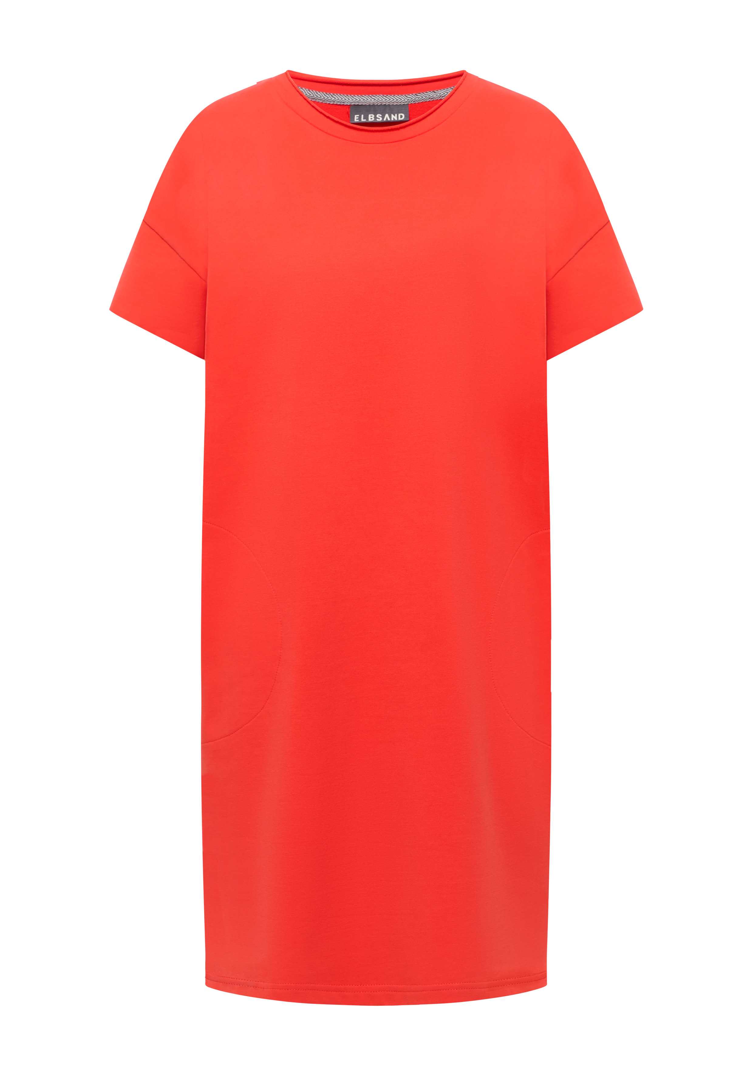 Elbsand Telma Sweatkleid in Rot Bild 1 Elbsand Telma Sweatkleid in Rot, Produktfoto 1.