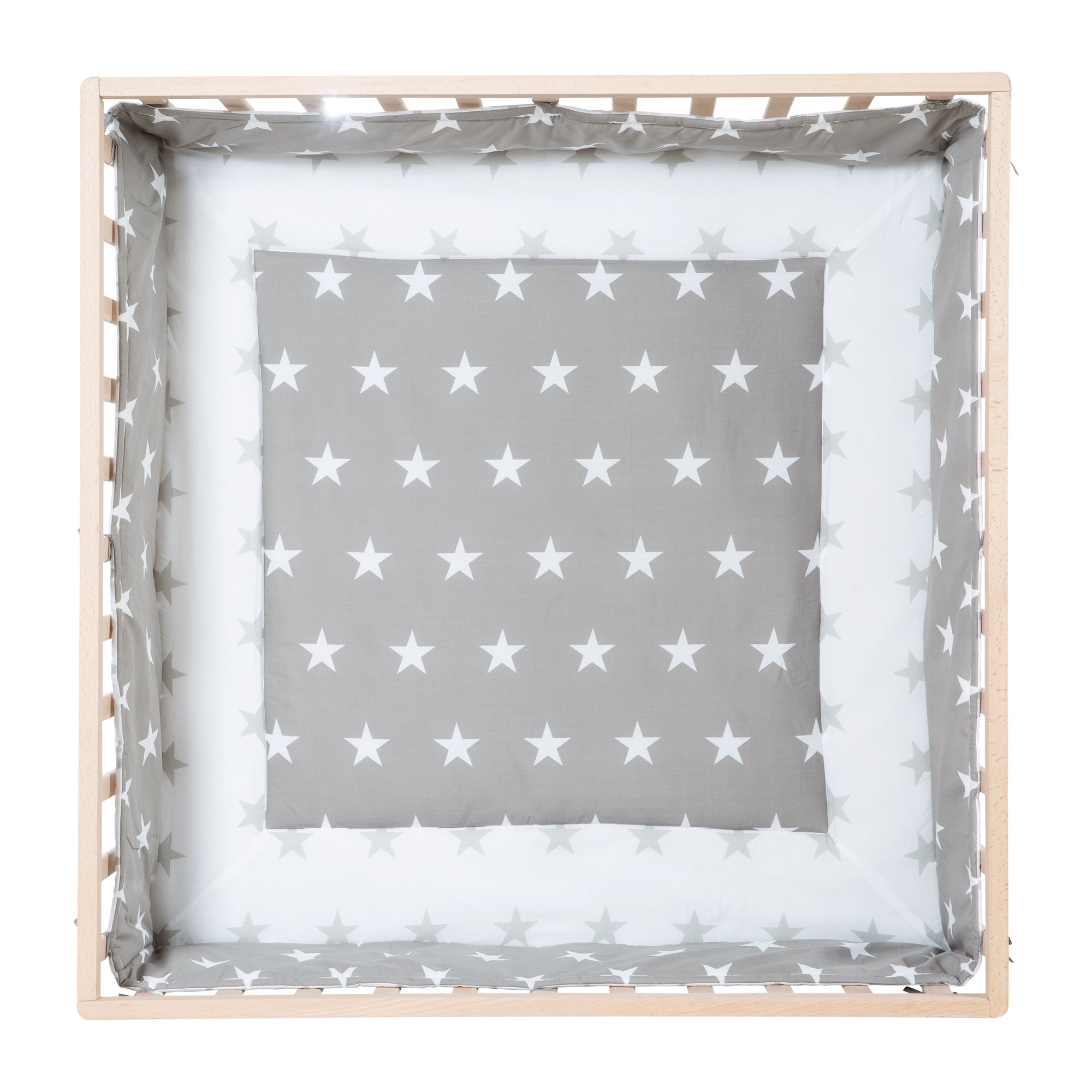 Roba 0246NAV190 Laufgitter 100x100 Little Stars Bio Buche natur - Bild 5 Roba 0246NAV190 Laufgitter 100x100 Little Stars Bio Buche natur - Produktbild 5