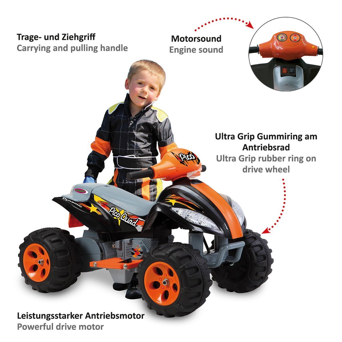 JAMARA Ride-on Quad Pico 6V ab 3 Jahren