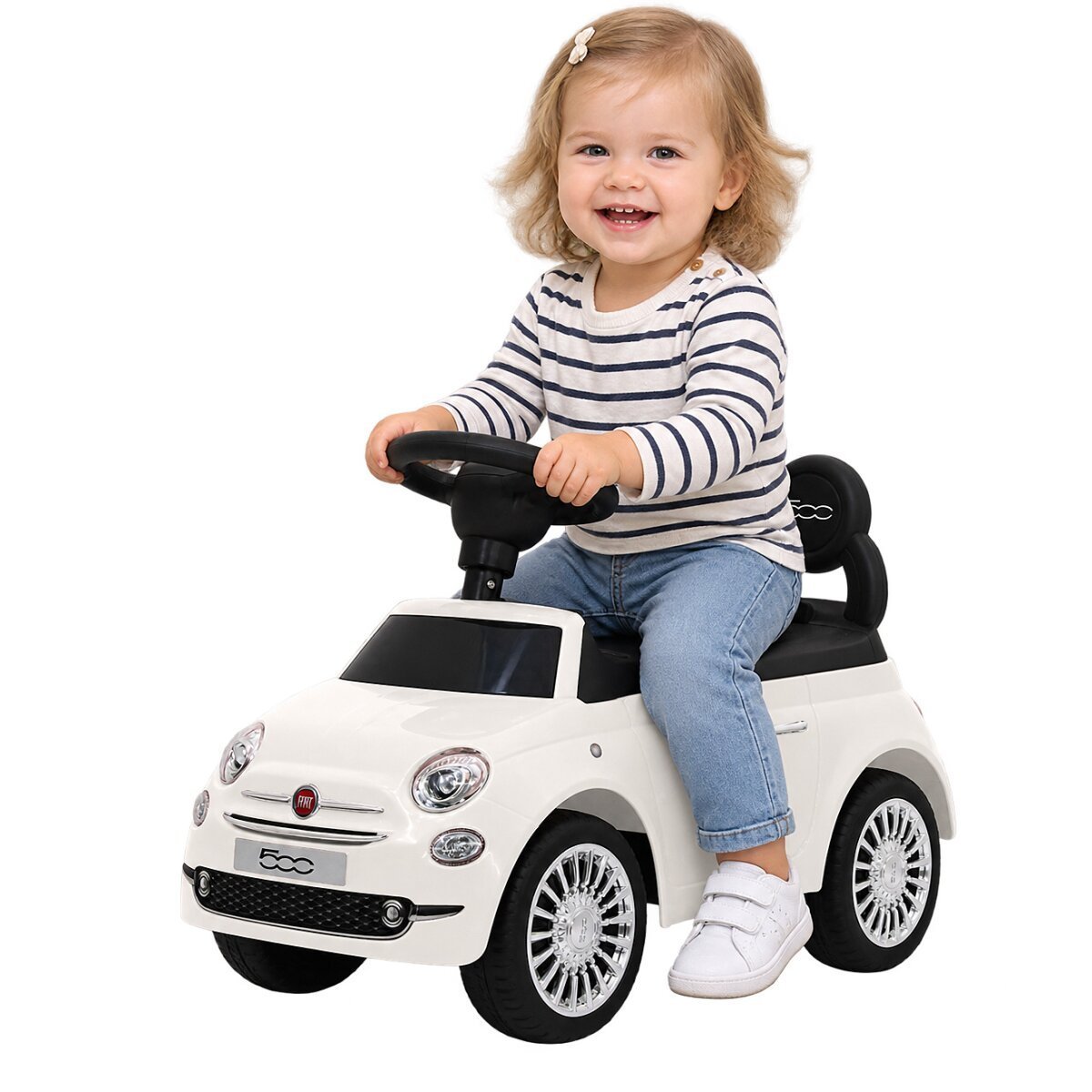 JAMARA Rutscher Fiat 500 weiss 2in1 ab 12 Monaten