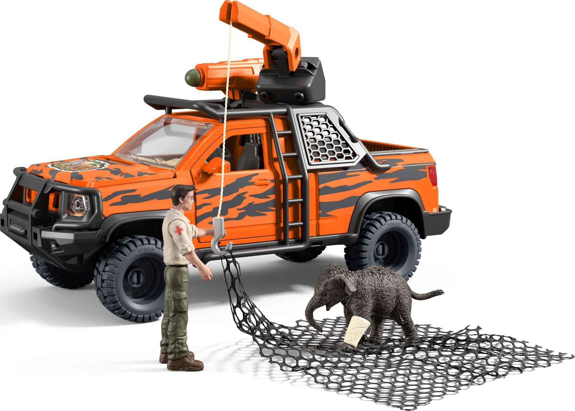 Abenteuerfahrzeug im Dschungel - Schleich - SCHLEICH 42720 Fahrzeug - Schleich - Abenteuerfahrzeug im Dschungel - Modell SCHLEICH 42720 Produktbild fuer Online-Shop