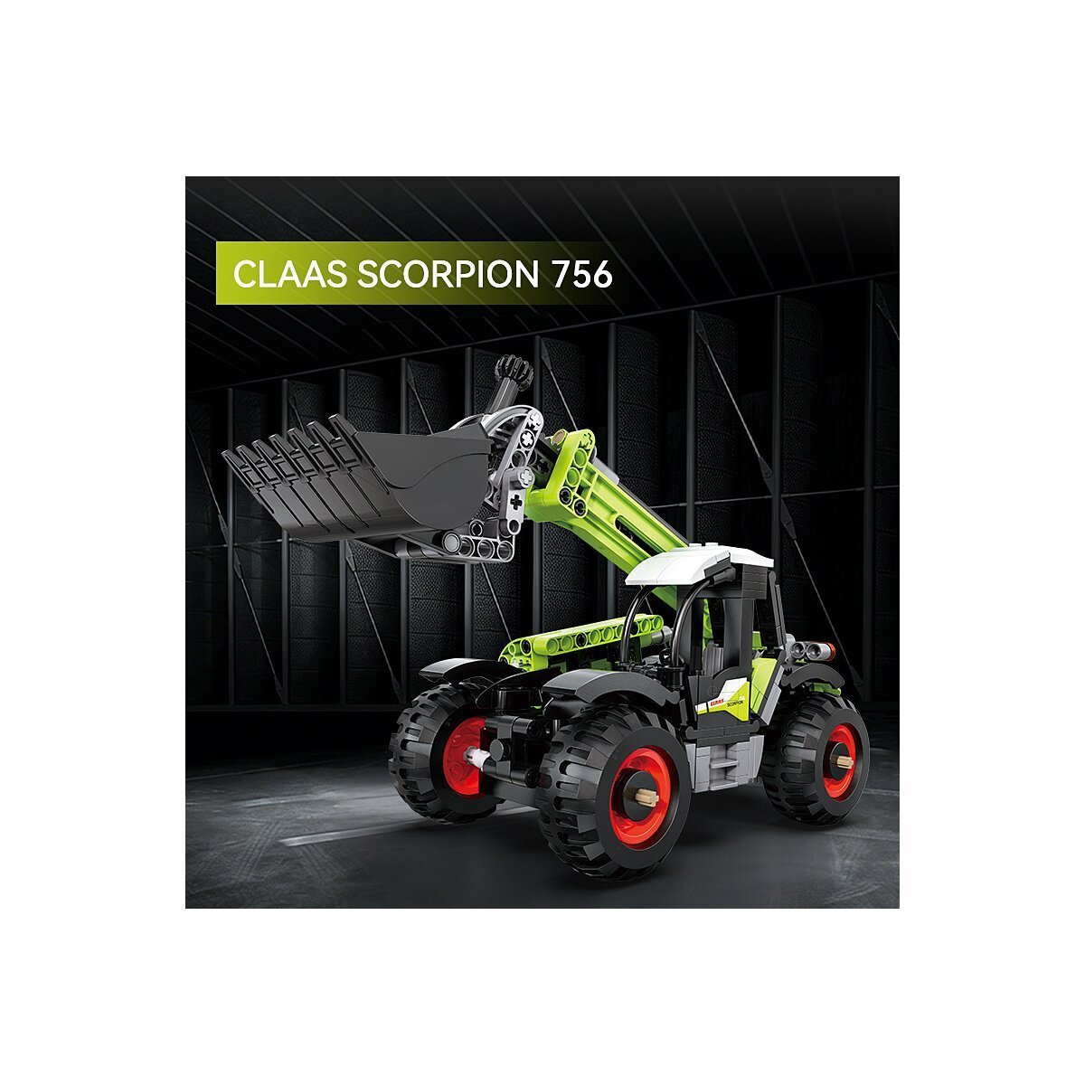 JAMARA CaDA Teleskoplader Claas Scorpion 756 1:24 Bricks ab 8 Jahren JAMARA CaDA Teleskoplader Claas Scorpion 756 1:24 Bricks ab 8 Jahren