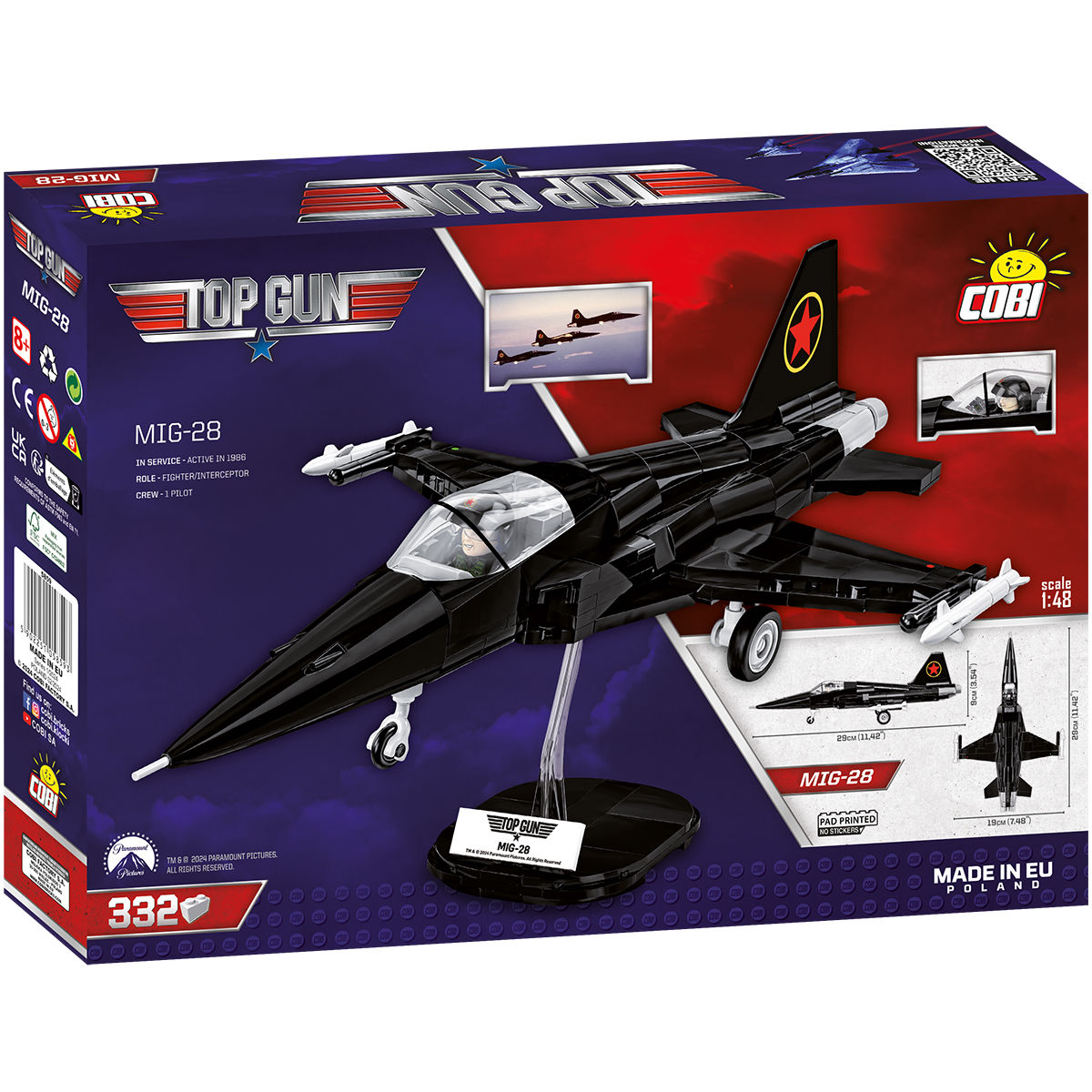 COBI 5859 - MIG - 28 TOP GUN SCALE 1:48 - Bild 2 COBI 5859 - MIG - 28 TOP GUN SCALE 1:48 - Bild 2