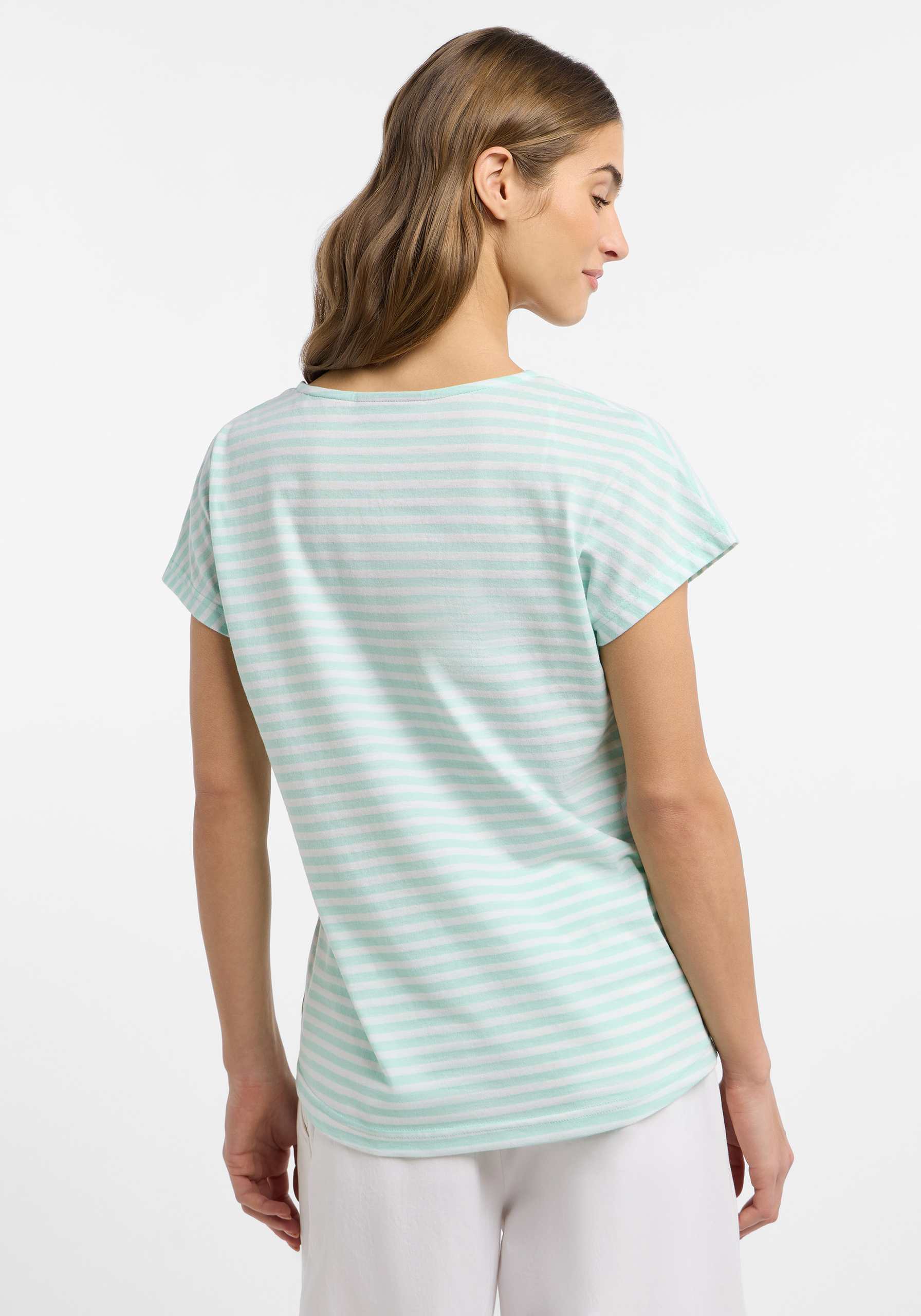 Elbsand Selma T-Shirt in Mintgrün, Produktfoto 5.