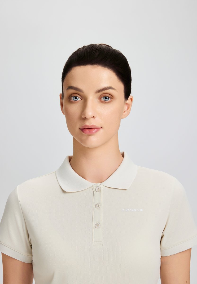 ICEPEAK 954641590I BAYARD Polo-Shirt Damen Creme ICEPEAK 954641590I BAYARD Polo-Shirt Damen Creme