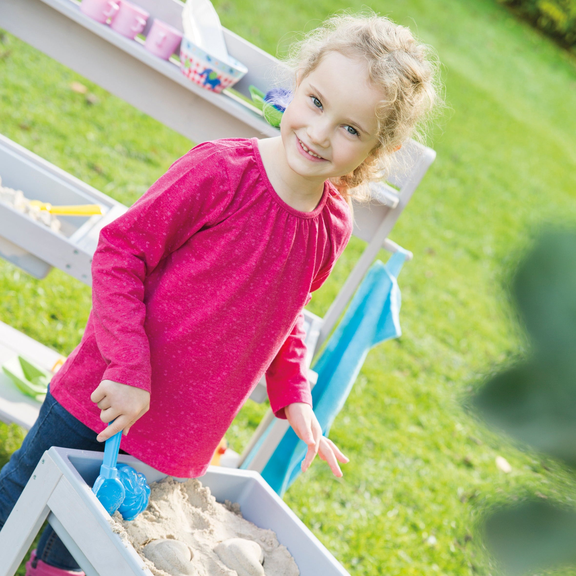 Roba 456008GA Outdoor Spieltisch +Spielwanne grau – Outdoor + - Bild 2 Roba 456008GA Outdoor Spieltisch +Spielwanne grau – Outdoor + - Produktbild 2