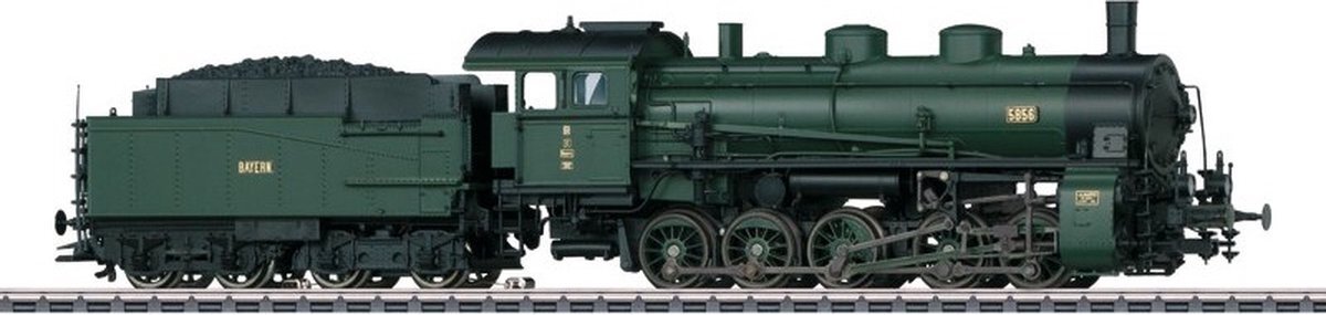 MÄRKLIN 39556 H0 Dampflokomotive Bayerische Gattung G 5/5 MÄRKLIN, 39556, H0, Dampflokomotive, Bayerische, Gattung, G, 5/5, Lokomotive, Eisenbahn, Zug, Rad, Motor