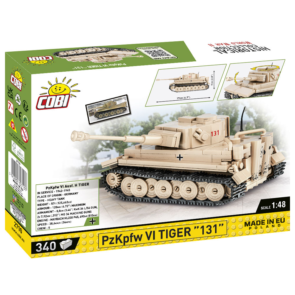 COBI 2710 - PZKPFW VI TIGER ''131'' SCALE 1:48 - Bild 2 COBI 2710 - PZKPFW VI TIGER ''131'' SCALE 1:48 - Bild 2