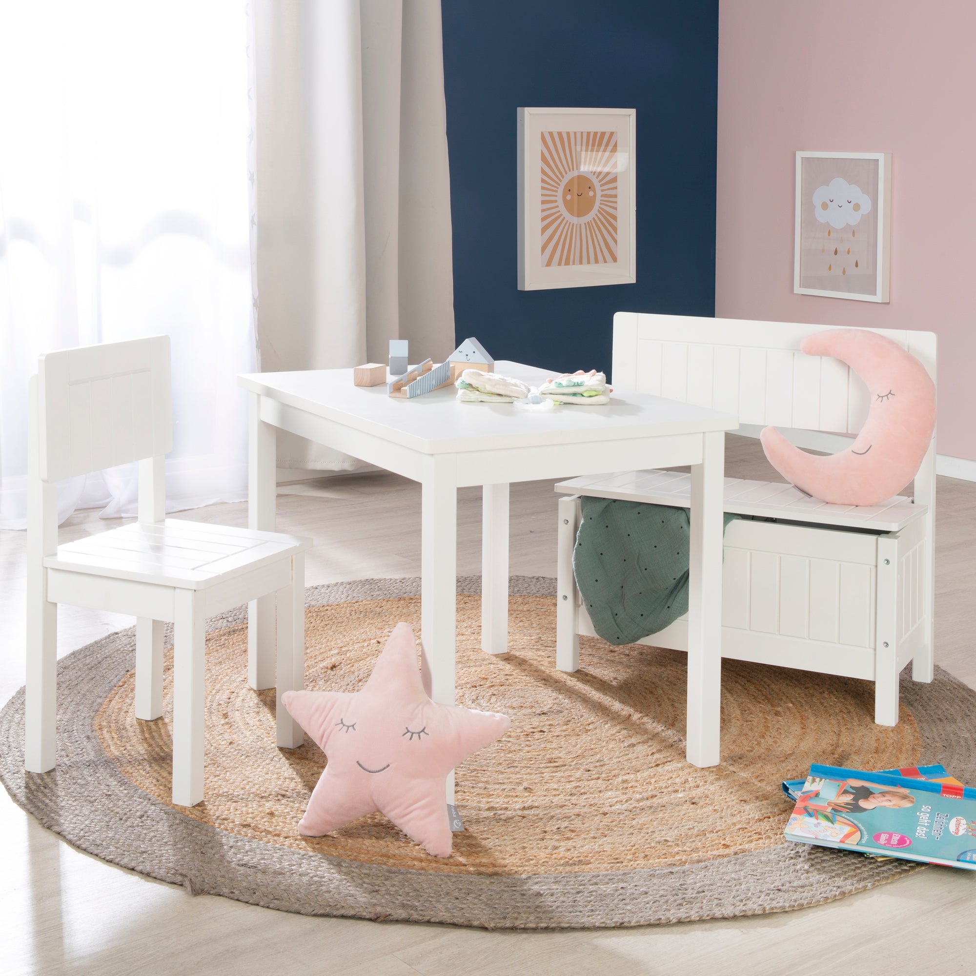 Roba 50825 Kindertisch weiß – Spielmöbel - Bild 2 Roba 50825 Kindertisch weiß – Spielmöbel - Produktbild 2