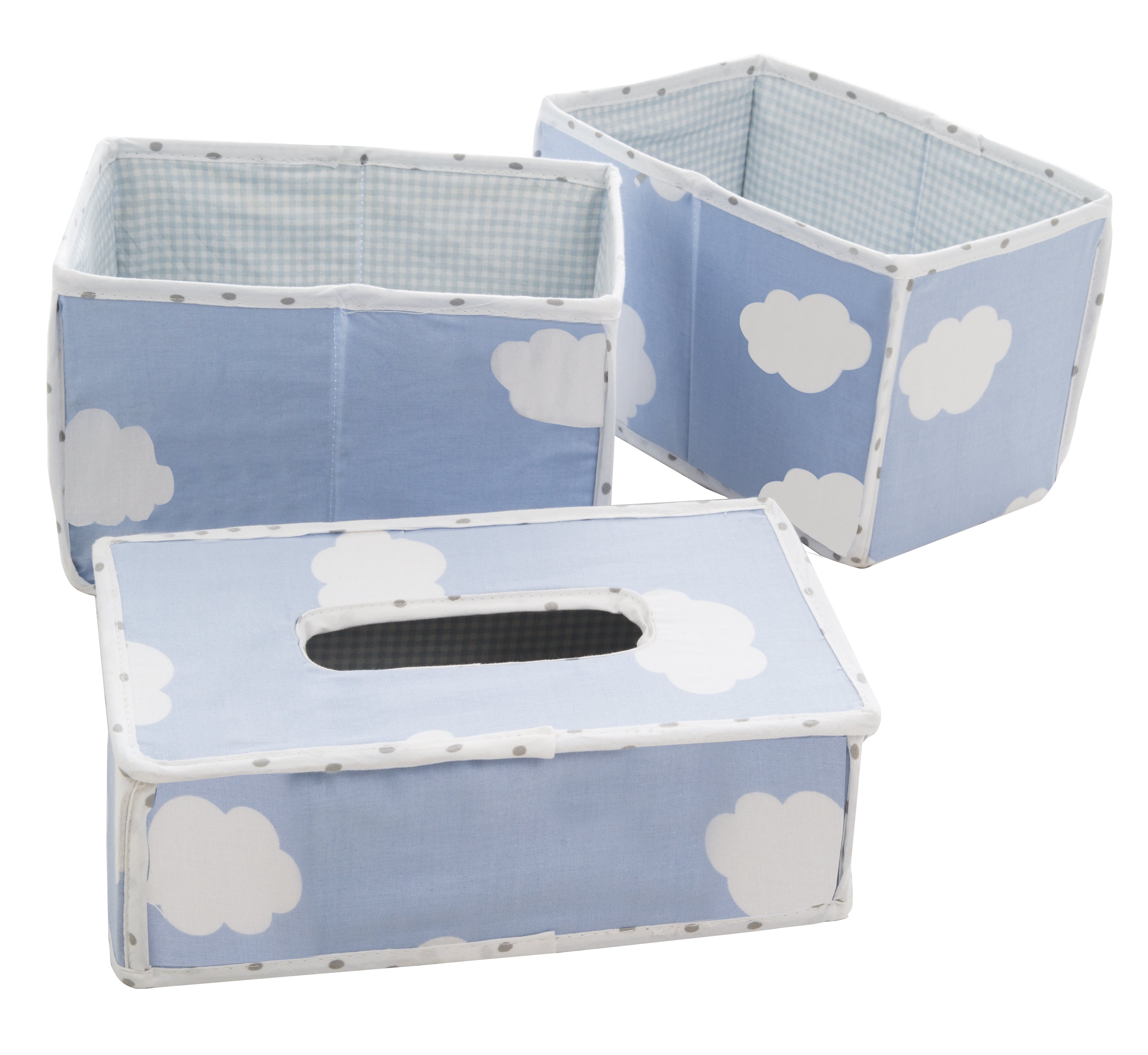 Roba 306107V203 1x Feuchttuchorganizer, 2x Windelbox blau – Heim Textilien - Bild 1 Roba 306107V203 1x Feuchttuchorganizer, 2x Windelbox blau – Heim Textilien - blau - Heim Textilien - Produktbild 1