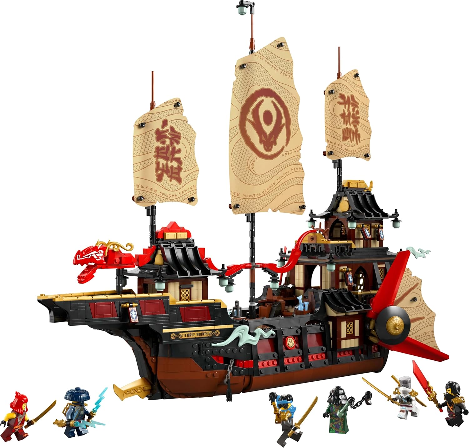 LEGO® NINJAGO® 71848 Der Tempel Flugsegler