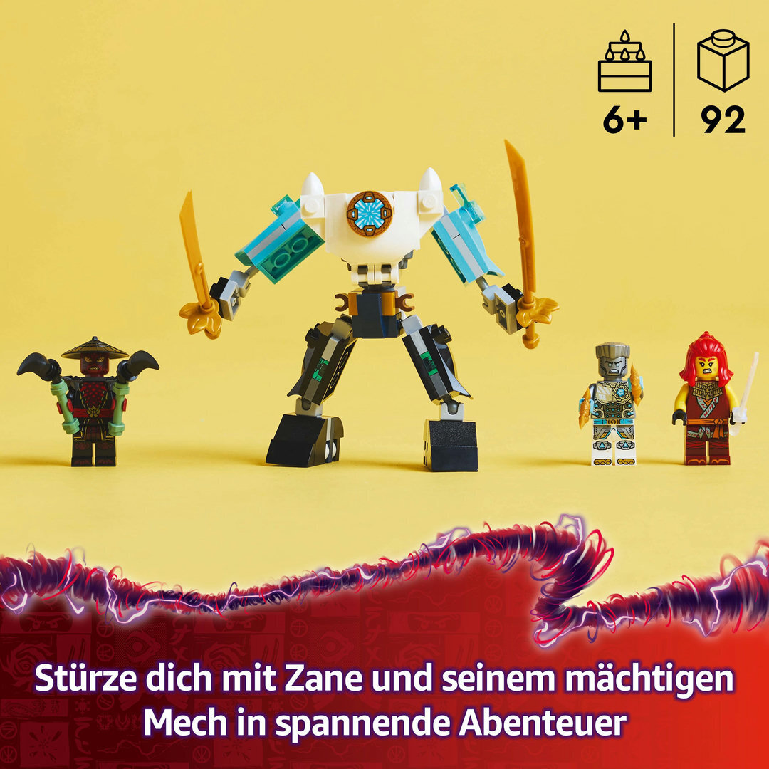 LEGO® NINJAGO® Zanes Action-Mech 71827 Spielzeug, Person