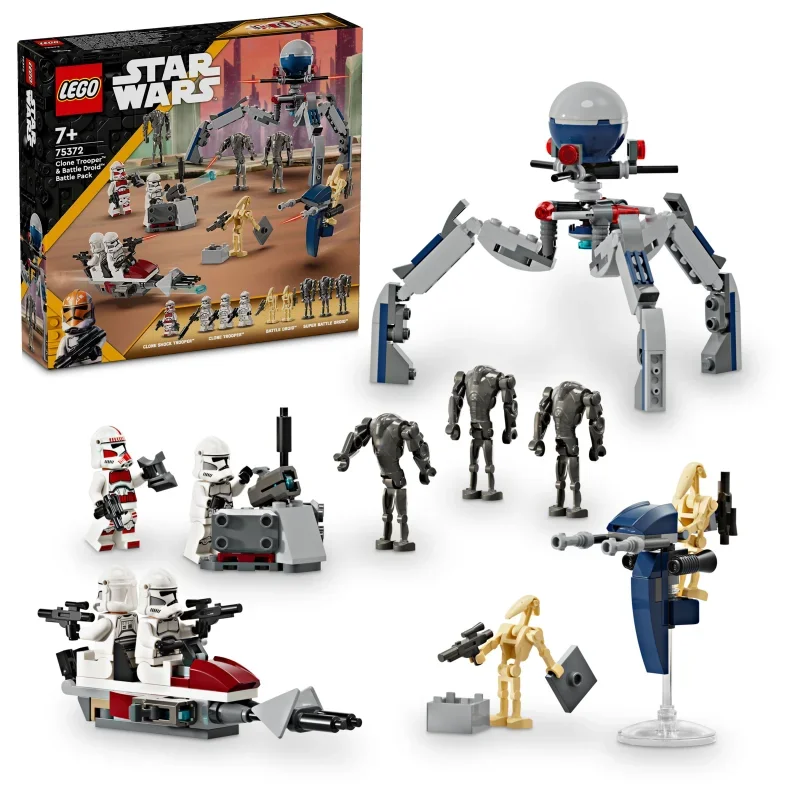 LEGO 75372 Star Wars Clone Trooper & Battle Droid LEGO, 75372, Star, Wars, Clone, Trooper, &, Battle, Droid