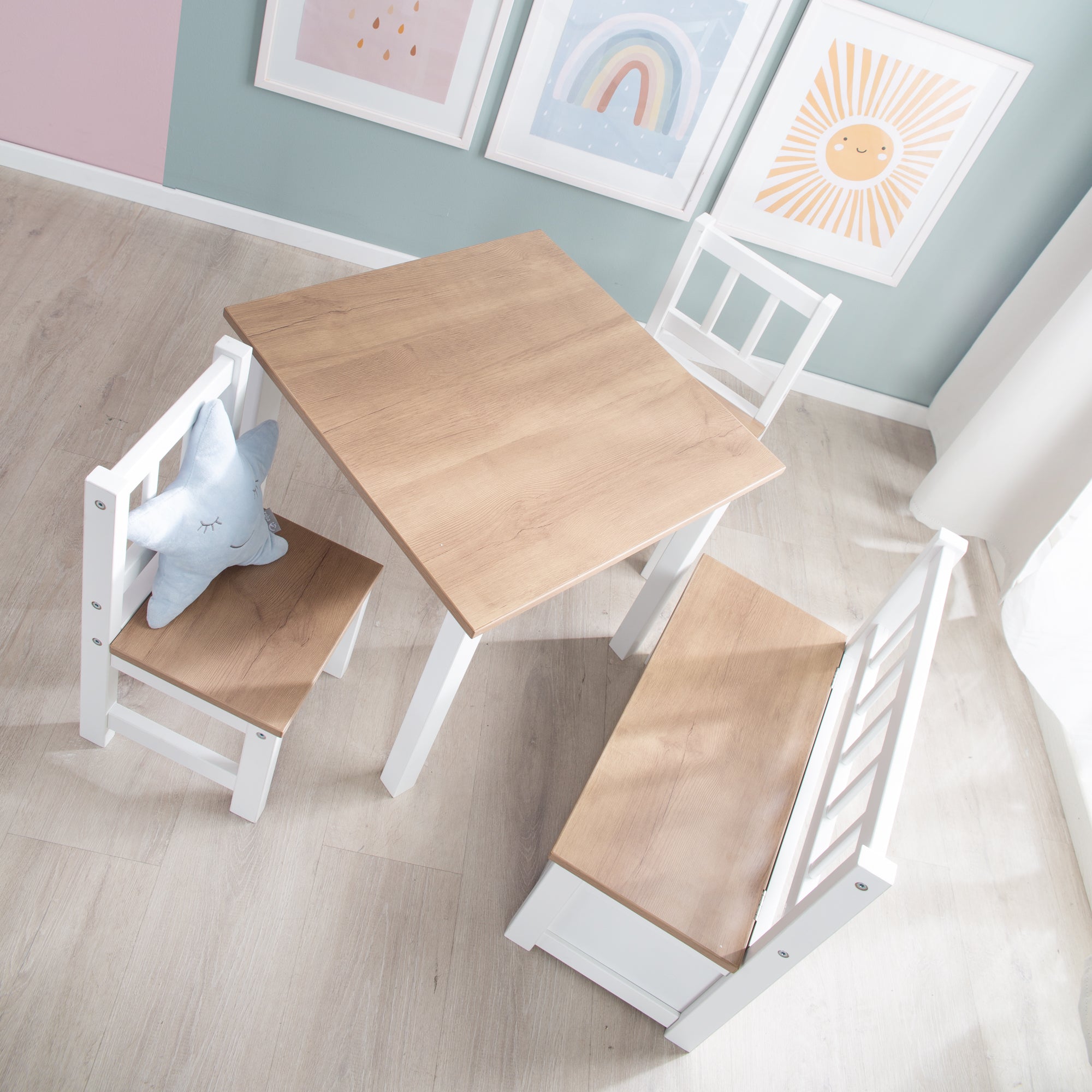 Roba 450040HWE Kindersitzgruppe weiß – Spielmöbel - Bild 9 Roba 450040HWE Kindersitzgruppe weiß – Spielmöbel - Produktbild 9