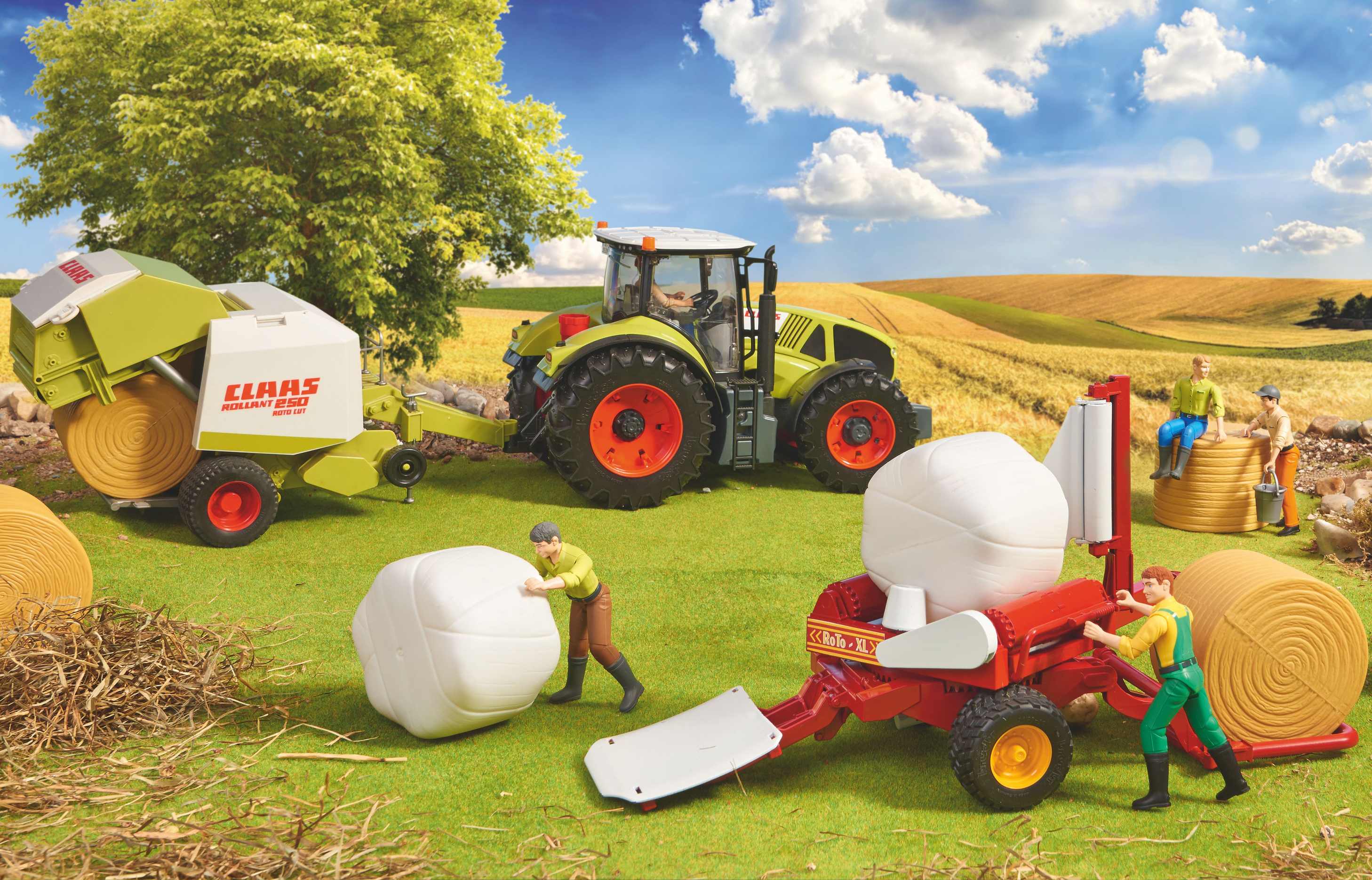 BRUDER 02121 - Claas Rollant 250 Rundballenpresse - Bild 3