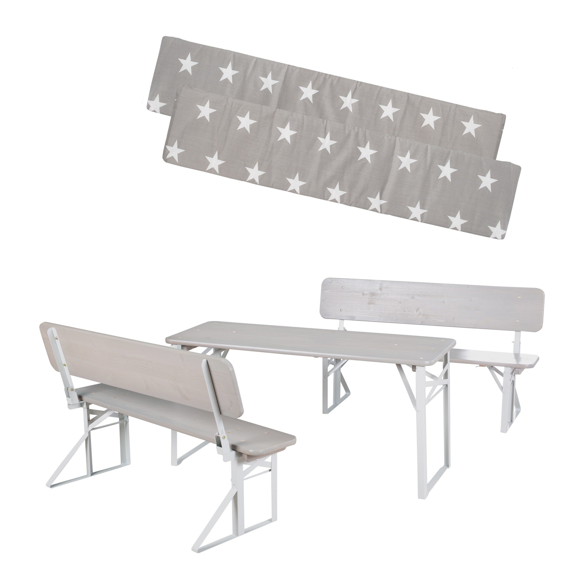 Roba 457009GAV190 Set Kinderparty-Garnitur +Bankkissen grau – Outdoor FSC - Bild 12 Roba 457009GAV190 Set Kinderparty-Garnitur +Bankkissen grau – Outdoor FSC - Produktbild 12