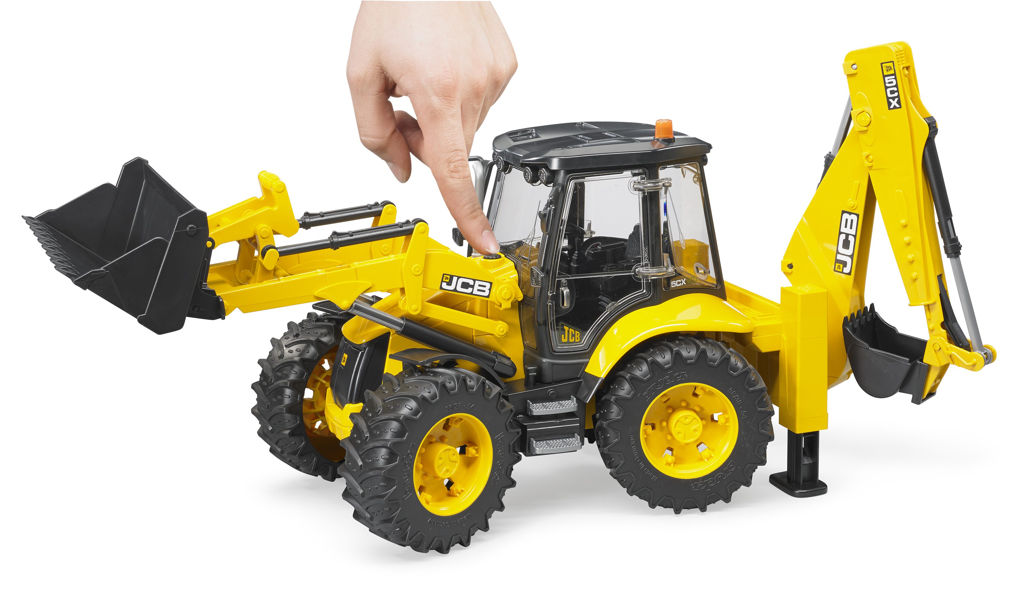 BRUDER 02454 - JCB 5CX Eco Baggerlader - Bild 5 BRUDER 02454 - JCB 5CX Eco Baggerlader - Bild 5