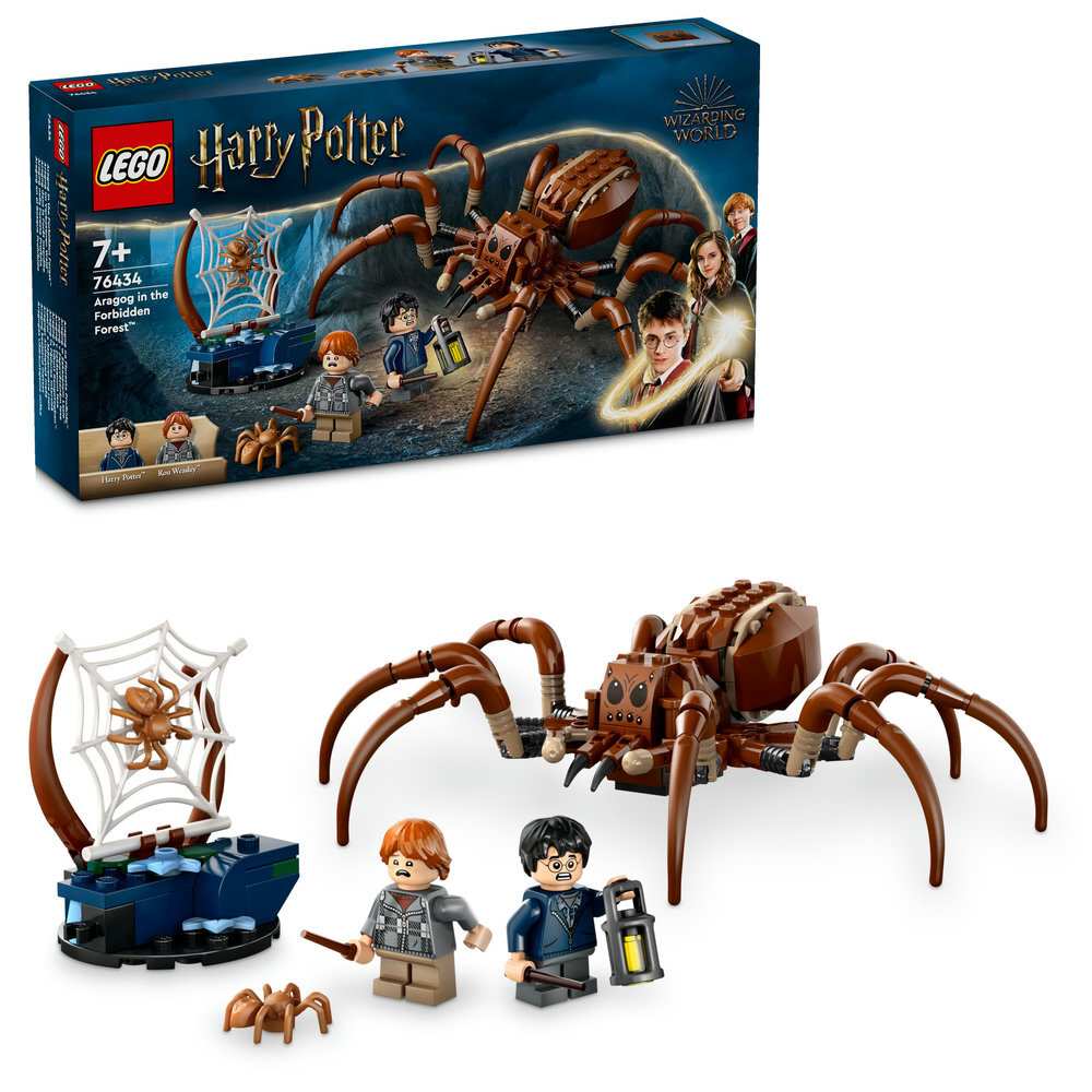 LEGO® Harry Potter™ Aragog im Verbotenen Wald™ 76434 Spielzeug, Person, Tier, Wirbelloses Tier, Spinne