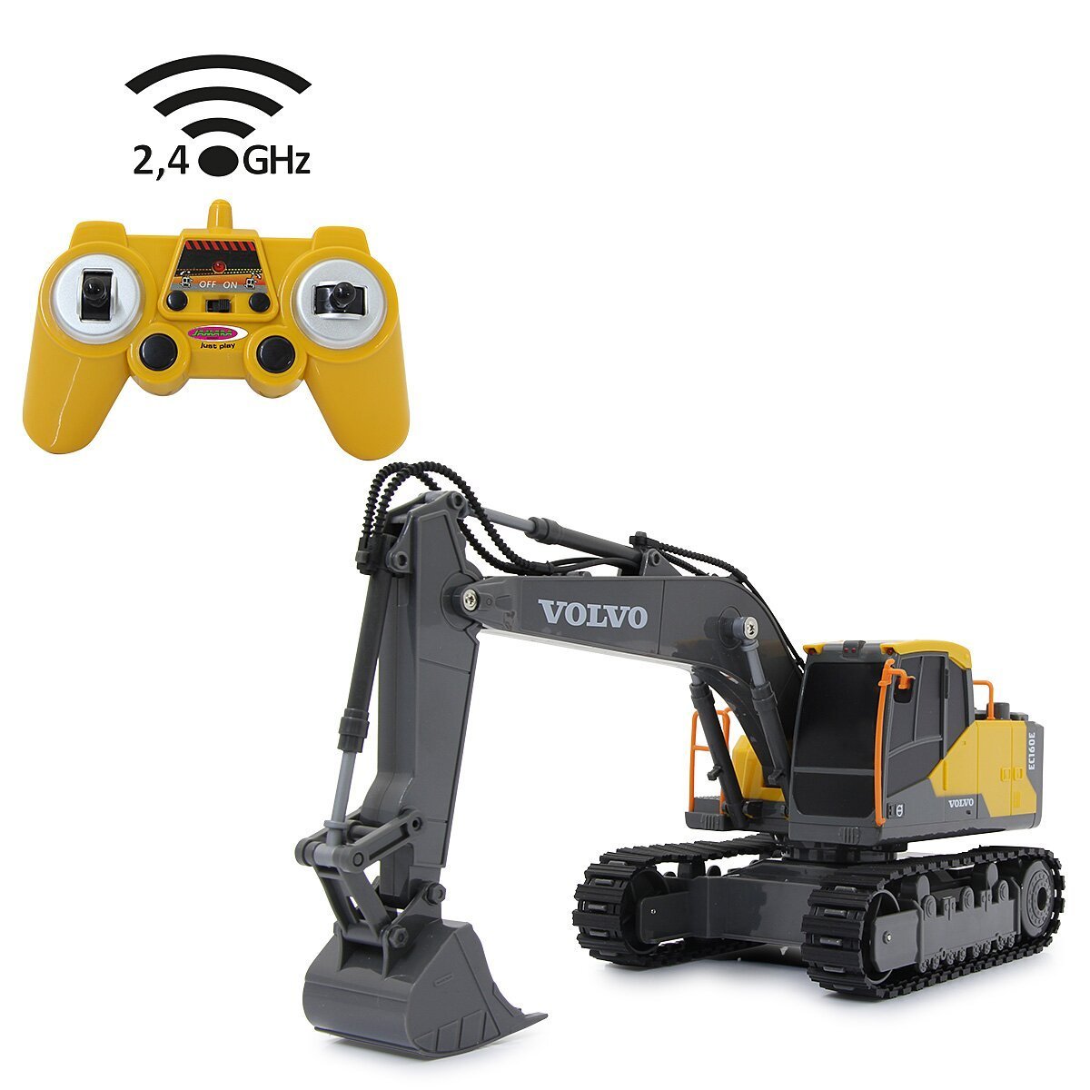 JAMARA Bagger Volvo EC160E 1:26 2,4GHz ab 6 Jahren