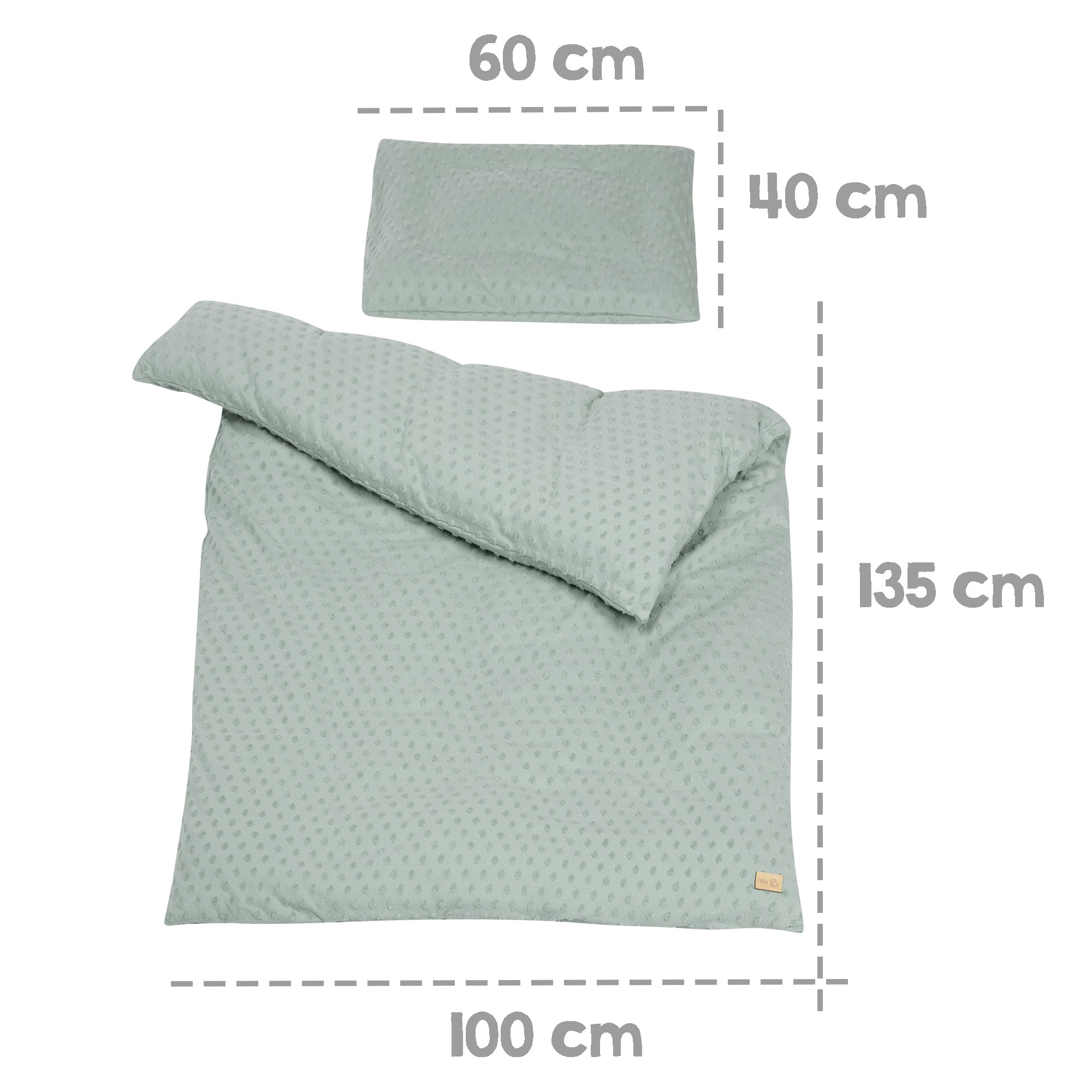 Roba 240S05T3 Geschenkset BIO-Jersey Schlafen gr grün frosty green – Heim Textilien - Bild 2 Roba 240S05T3 Geschenkset BIO-Jersey Schlafen gr grün frosty green – Heim Textilien - Produktbild 2