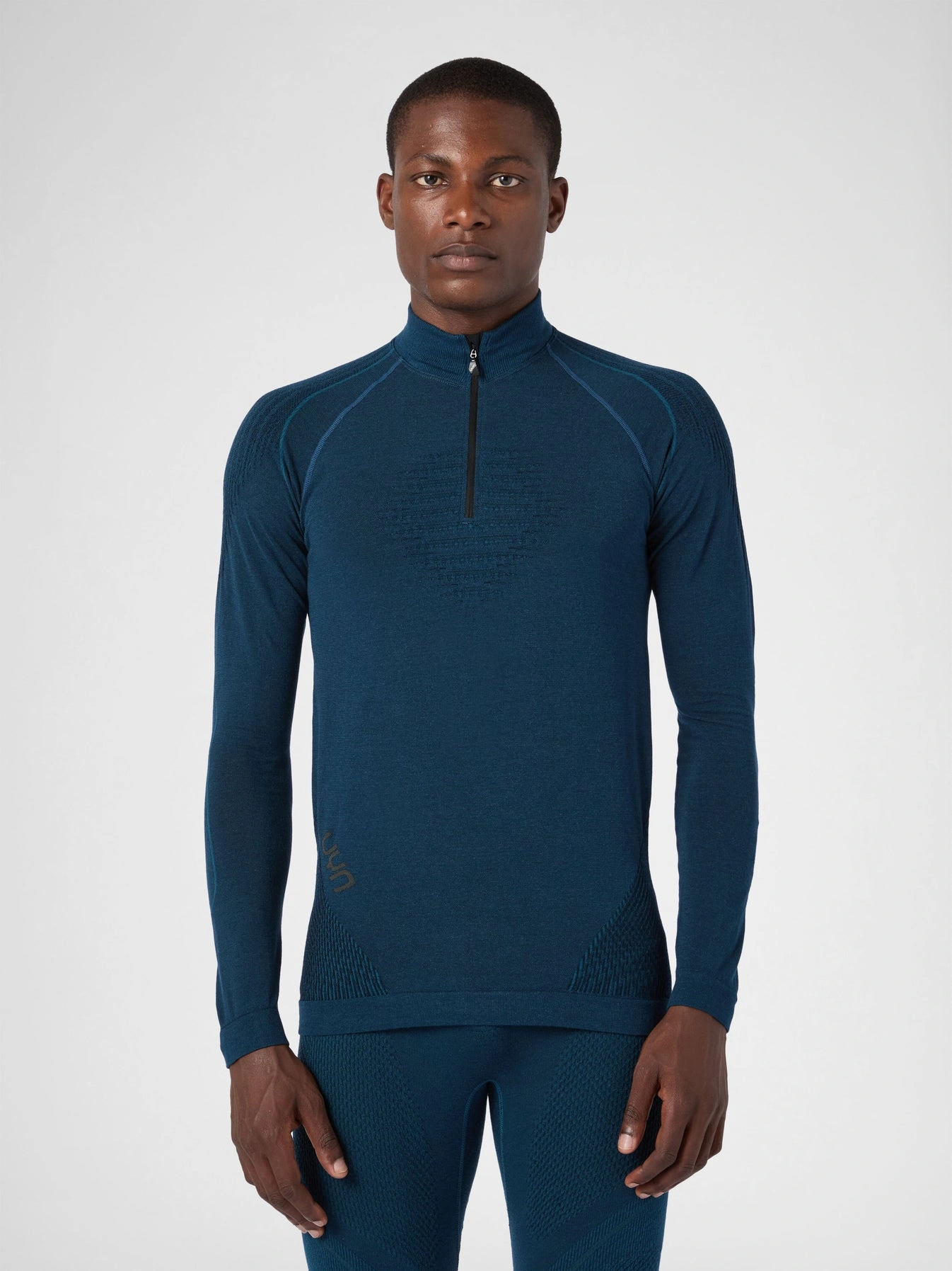 UYN Herren Evolutyon Biotech UW Shirt LG_SL Zip Up U100500K662 - Blau Poseidon UYN Herren Evolutyon Biotech UW Shirt LG_SL Zip Up U100500K662 - Blau Poseidon