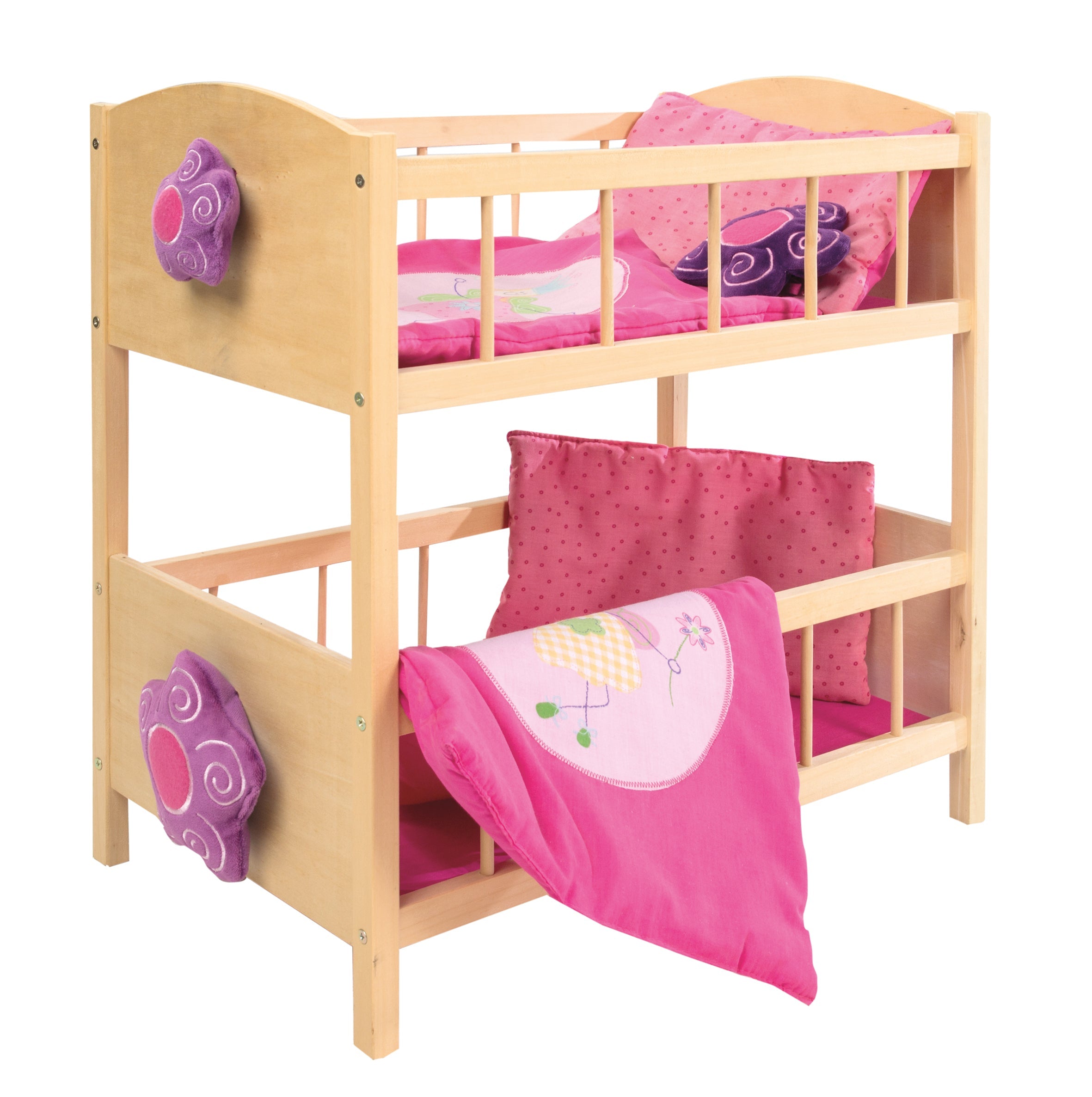Roba 97231 Puppenetagenbett Happy Fee natur lackiert – Puppenmöbel & Häuser - Bild 1 Roba 97231 Puppenetagenbett Happy Fee natur lackiert – Puppenmöbel & Häuser - natur lackiert - Puppenmöbel & Häuser - Produktbild 1