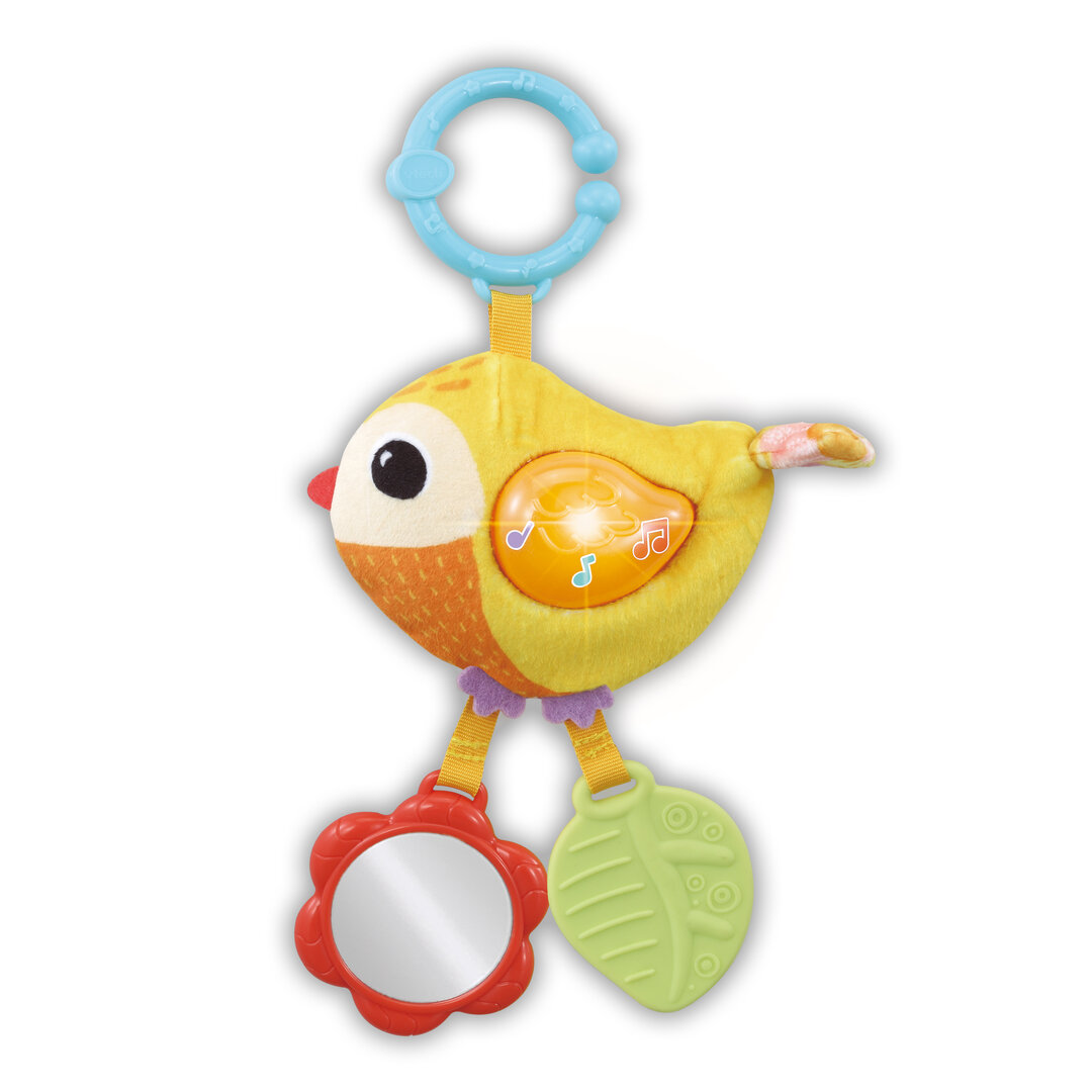 VTech Babys Tierfreunde-Geschenkset Motorik-Spielzeug ab 6 Monaten VTech Babys Tierfreunde-Geschenkset aus 3 Teilen: weiches Stoffbuch, Zebrarassel, Vogel mit Spiegel & Beißhilfe; 6 Lieder, 45 Melodien, 82 % recycelter Plüsch, kindersicher ab 0,5 J., Rassel, Spielzeug