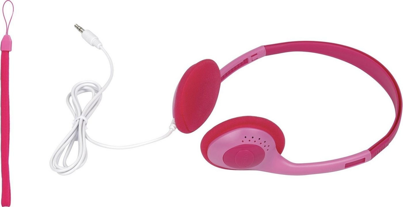 VTech KidiZoom Touch 5.0 Kinderkamera pink mit Touch-Display, 5 MP Frontkamera, Spiele, Foto-Effekte, robustes Design, ab 5 Jahren, Elektronik, Elektrisches Gerät, Mikrophon, Kopfhörer