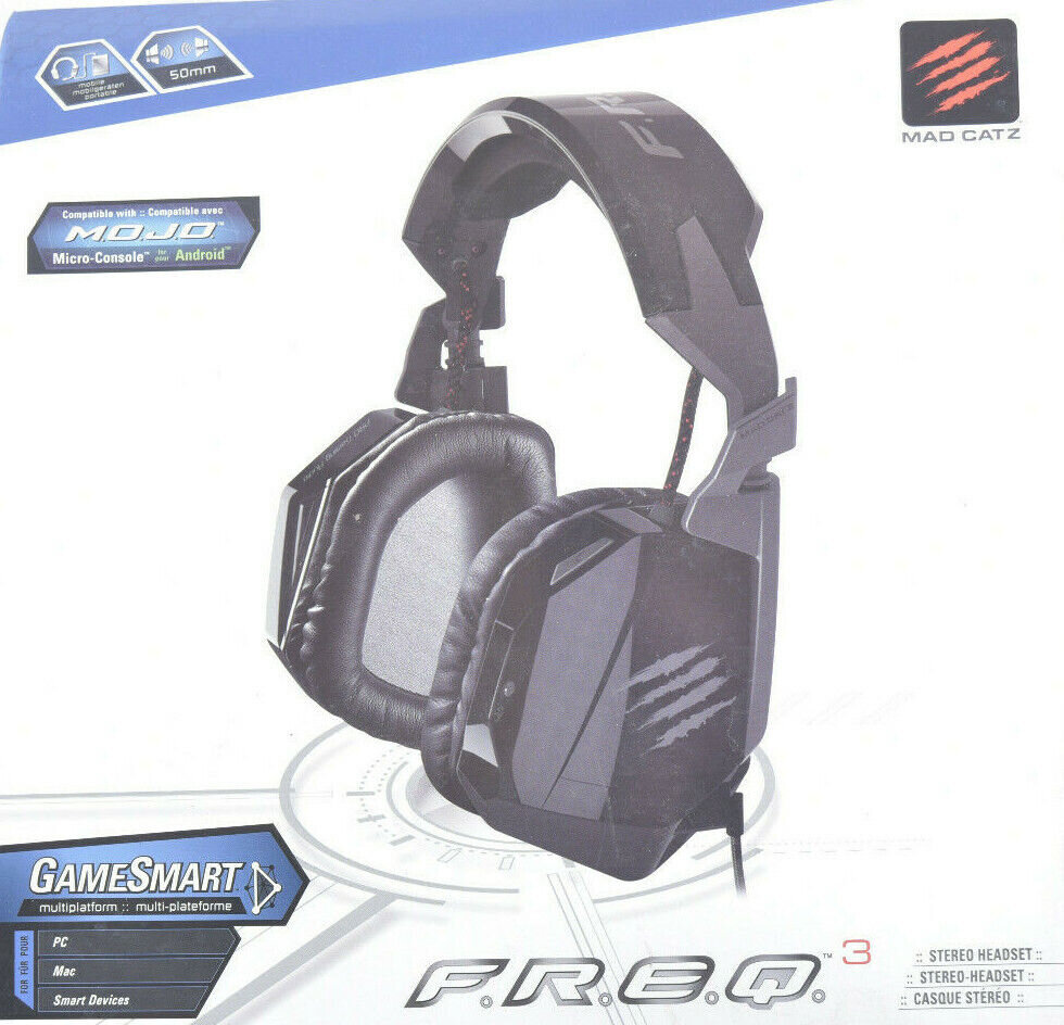 Mad_Catz_F.R.E.Q.3_Stereo_Gaming_Headset_(MCB434090002/02/1)_Blaue, Elektronik, Kopfhörer