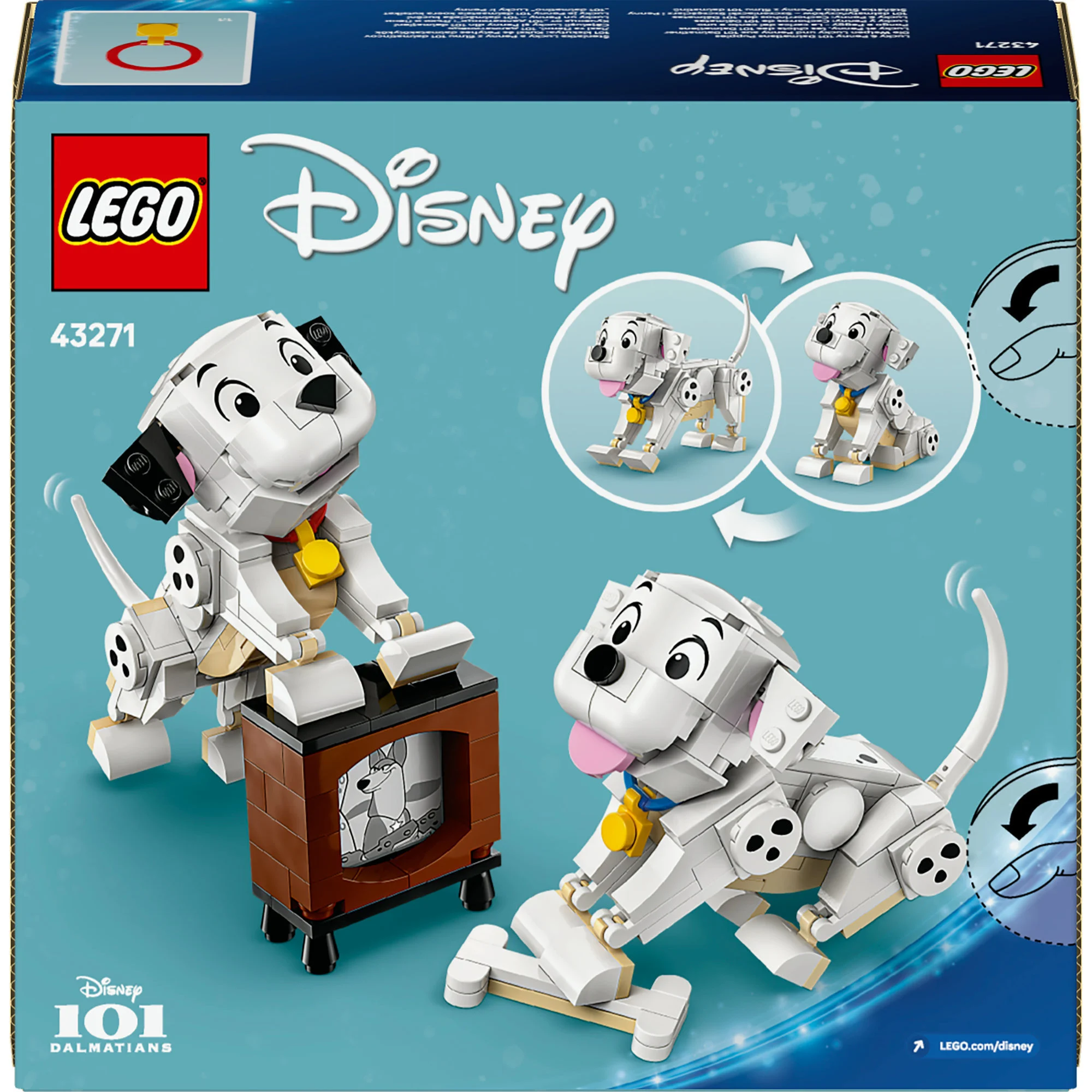 LEGO® Disney Classic 43271 Die Welpen Lucky und Penny aus 101 Dalmatiner LEGO® Disney Classic 43271 Die Welpen Lucky und Penny aus 101 Dalmatiner