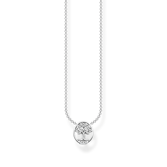 Thomas Sabo Kette Tree Of Love Mit Weißen Steinen Silber Länge 45 Cm Thomas, Sabo, Kette, Tree, Of, Love, Mit, Weißen, Steinen, Silber, Länge, 45, Cm, Zubehor, Schmuck, Halskette, Diamant, Edelstein