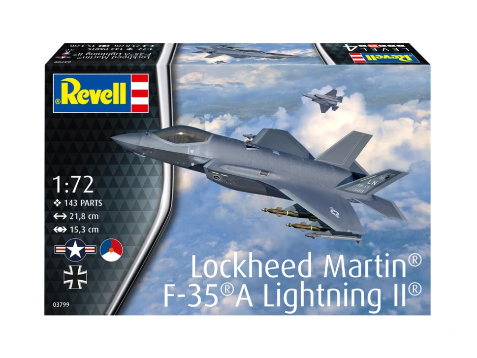 Revell 03799 Lockheed Martin F-35A Lightning II® Modellbausatz Revell 03799 Lockheed Martin F-35A Lightning II® Modellbausatz