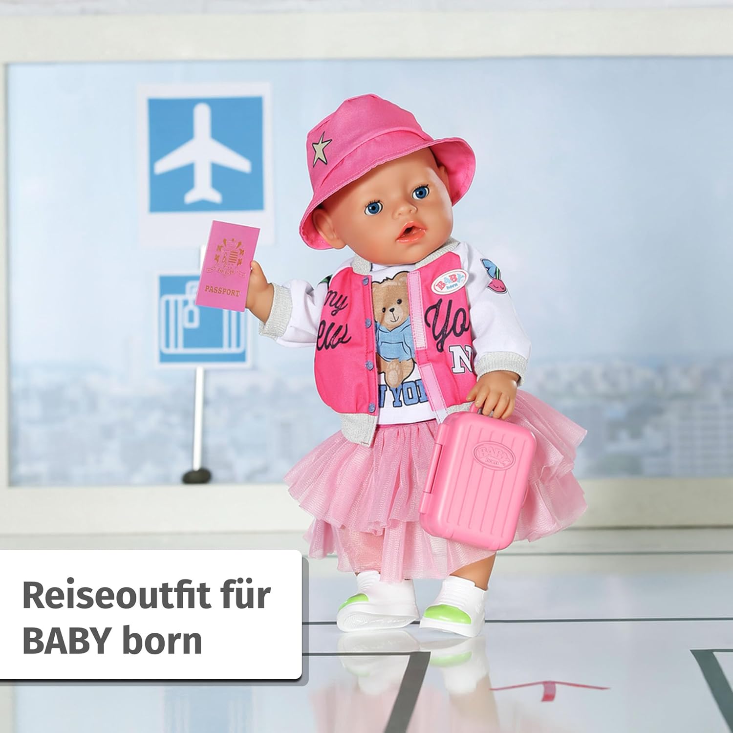 BABY born® Deluxe Reise Outfit 43cm