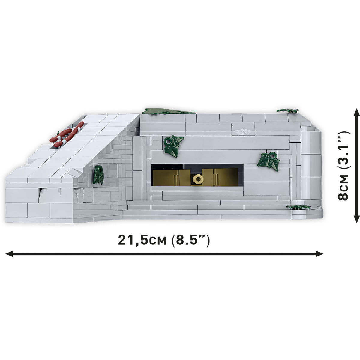 COBI 3136 - Deutscher BUNKER Regelbau 667 - Bild 7 COBI 3136 - Deutscher BUNKER Regelbau 667 - Bild 7